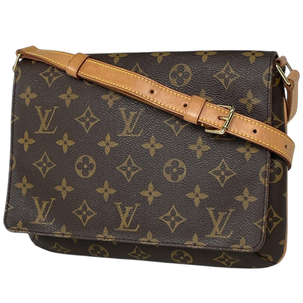 Louis Vuitton Brown Monogram Shoulder Bag (Pre-Owned)
