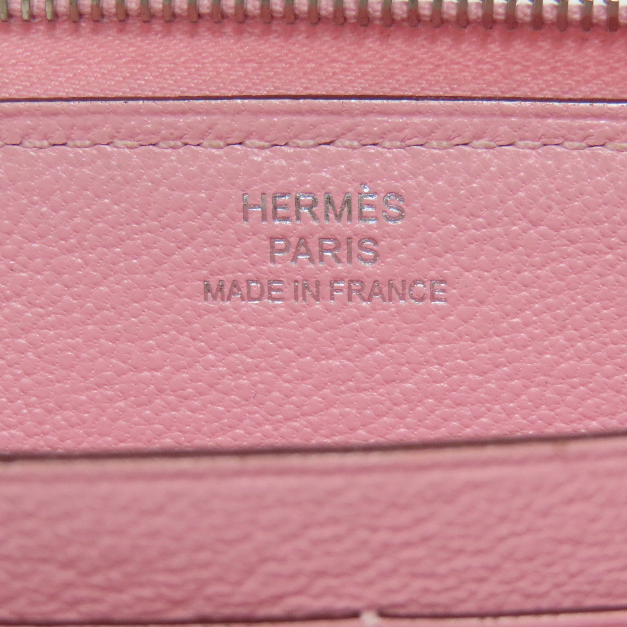 Hermes Pink Swift Leather Long Wallet (Bi-Fold) (Pre-Owned)