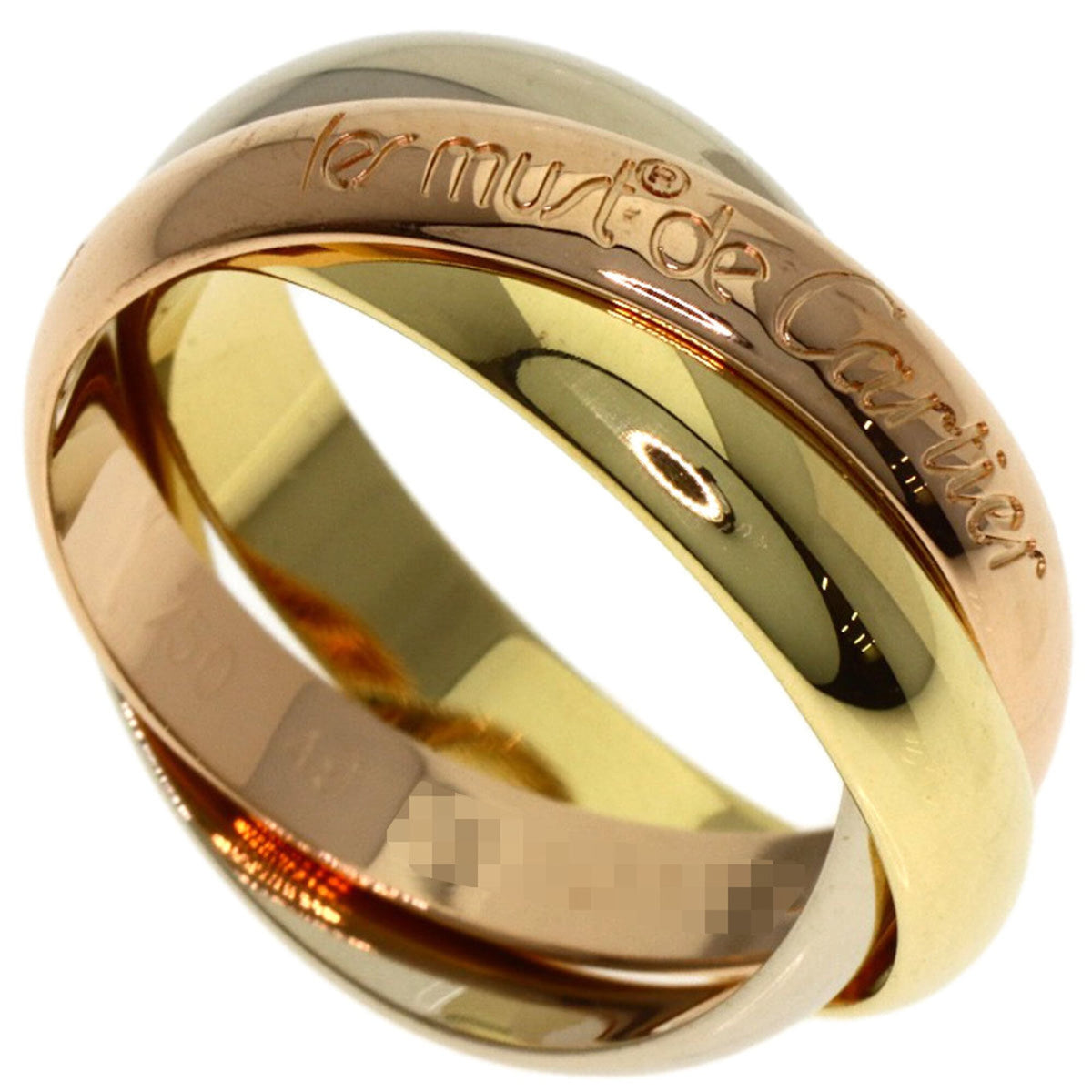 Cartier Trinity Yellow Gold (18K) Pink Gold (18K) White Gold (18K) Band Ring (Pre-Owned)