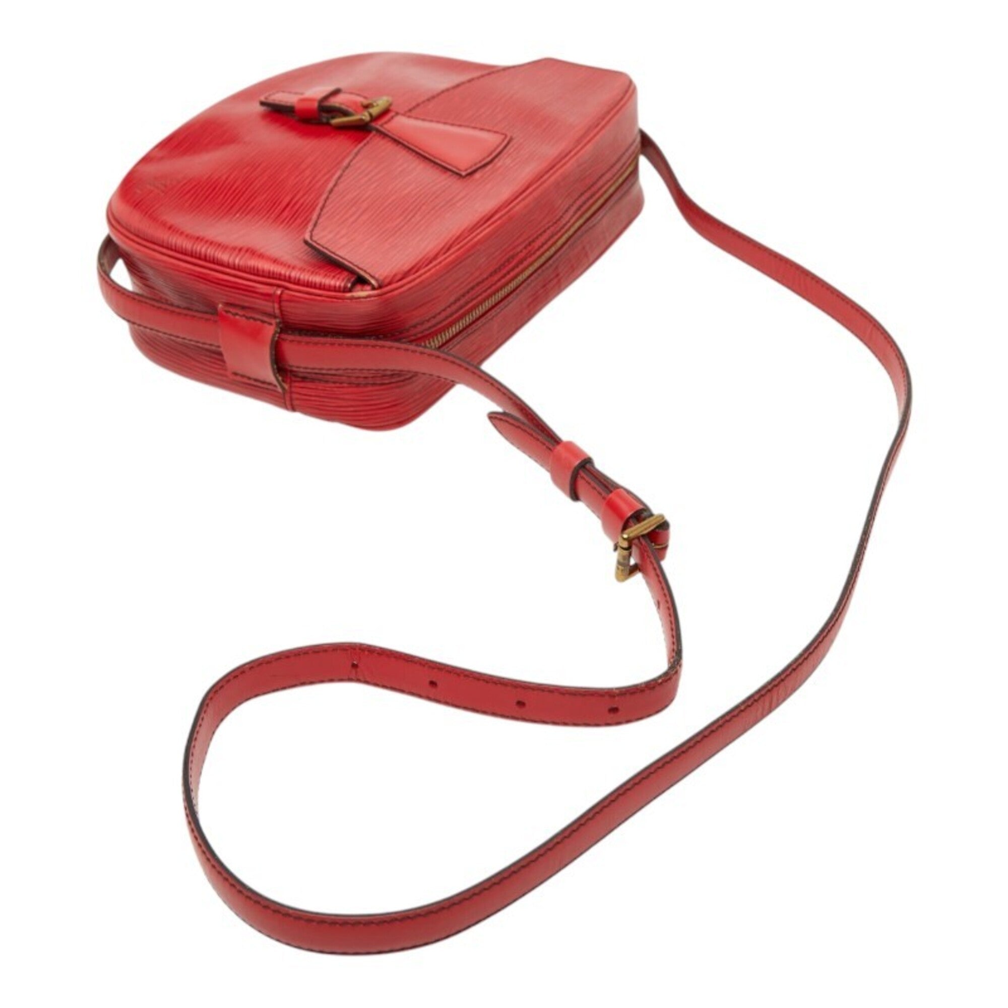 Louis Vuitton Epi Castilian Red Leather Shoulder Bag (Pre-Owned)