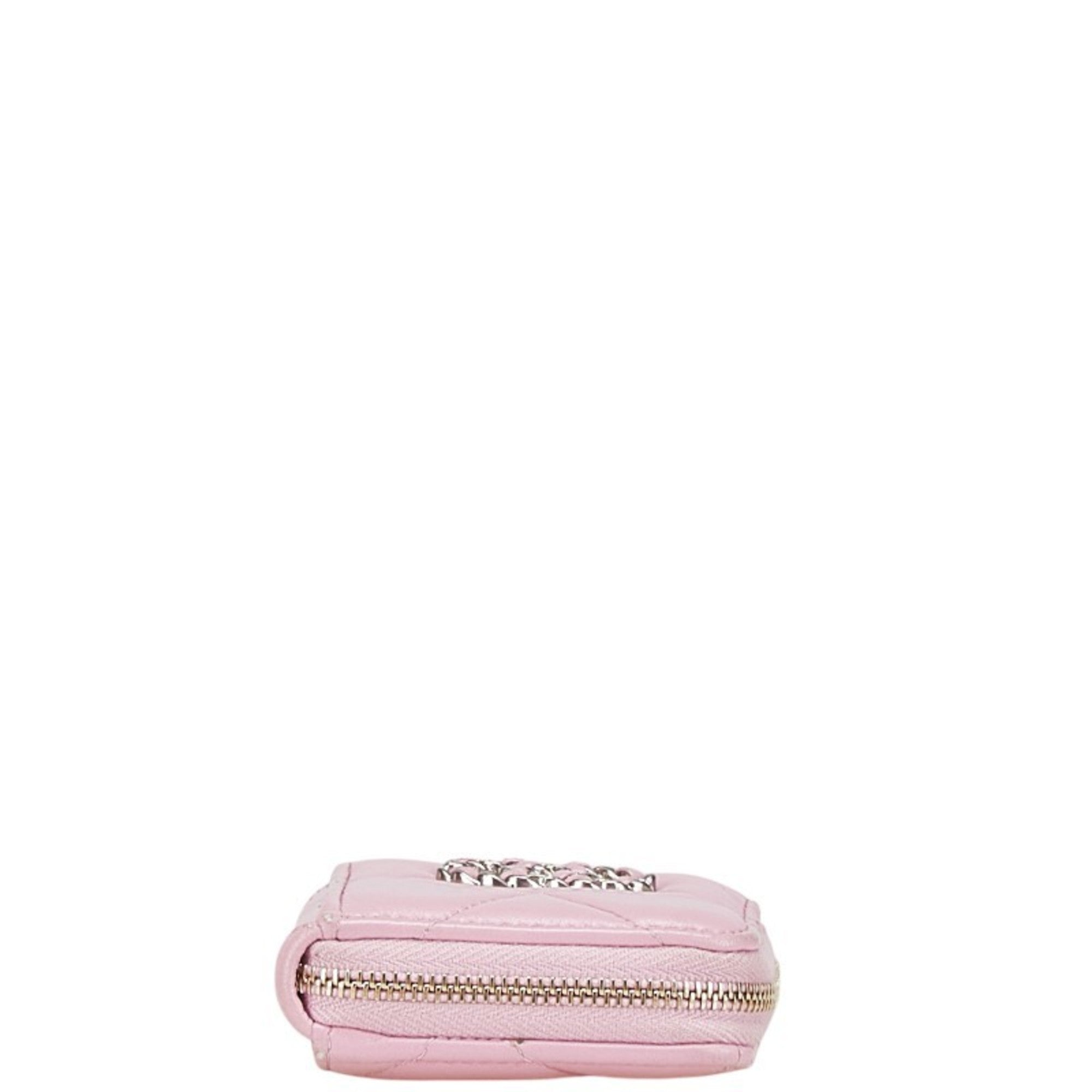 Chanel Matelasse Pink Coin Purse/Coin Case (Pre-Owned)