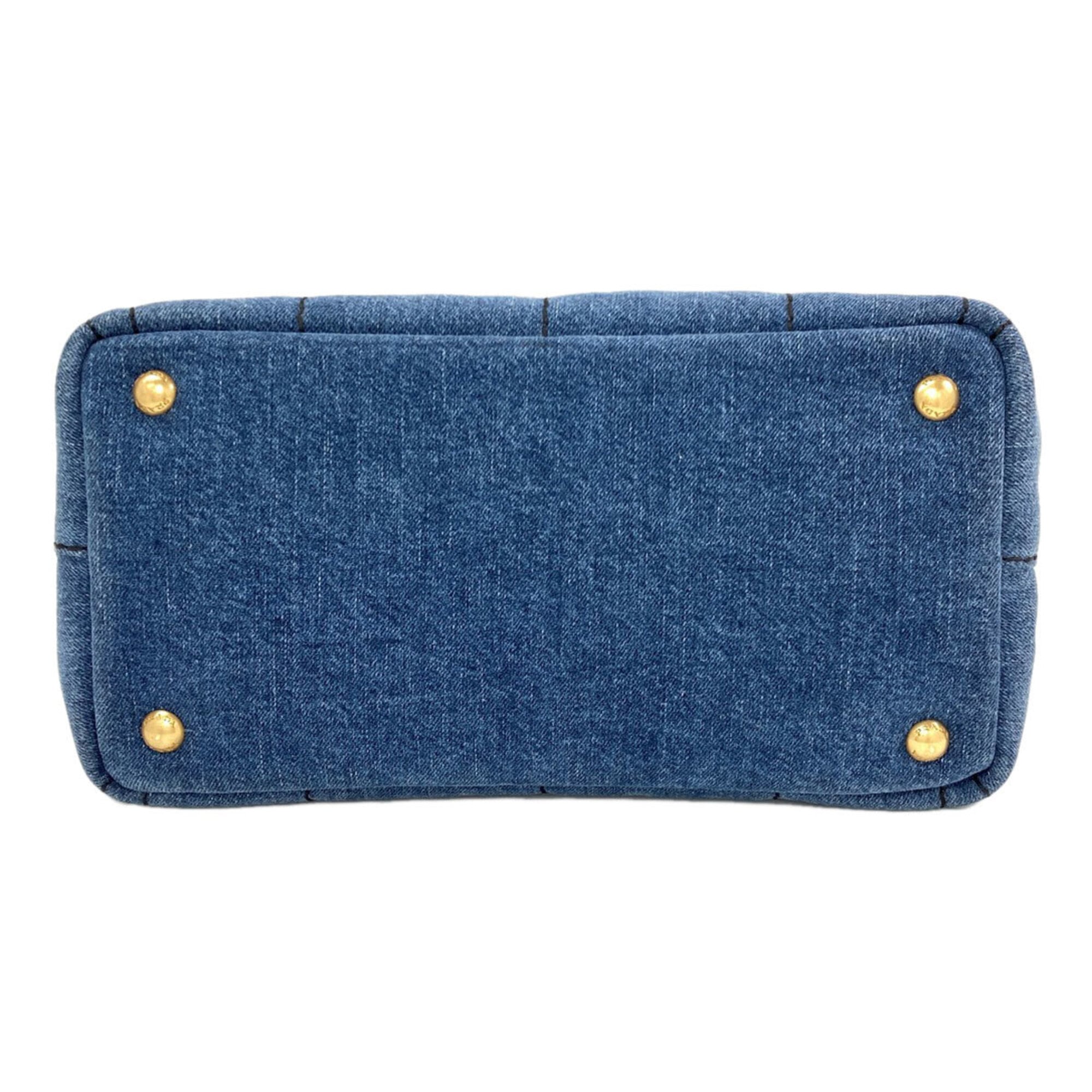 Prada Blue Denim Handbag (Pre-Owned)