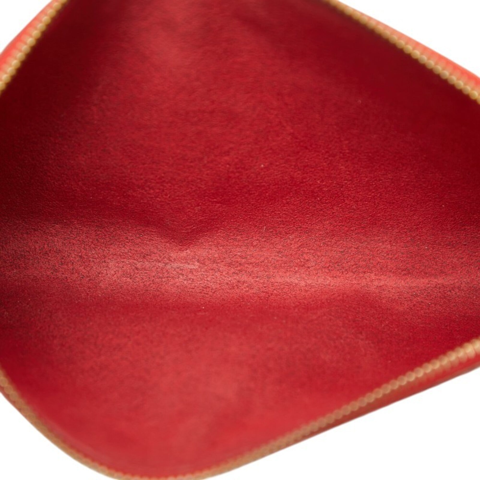 Louis Vuitton Epi Castilian Red Leather Handbag Pochette Pouch (Pre-Owned)