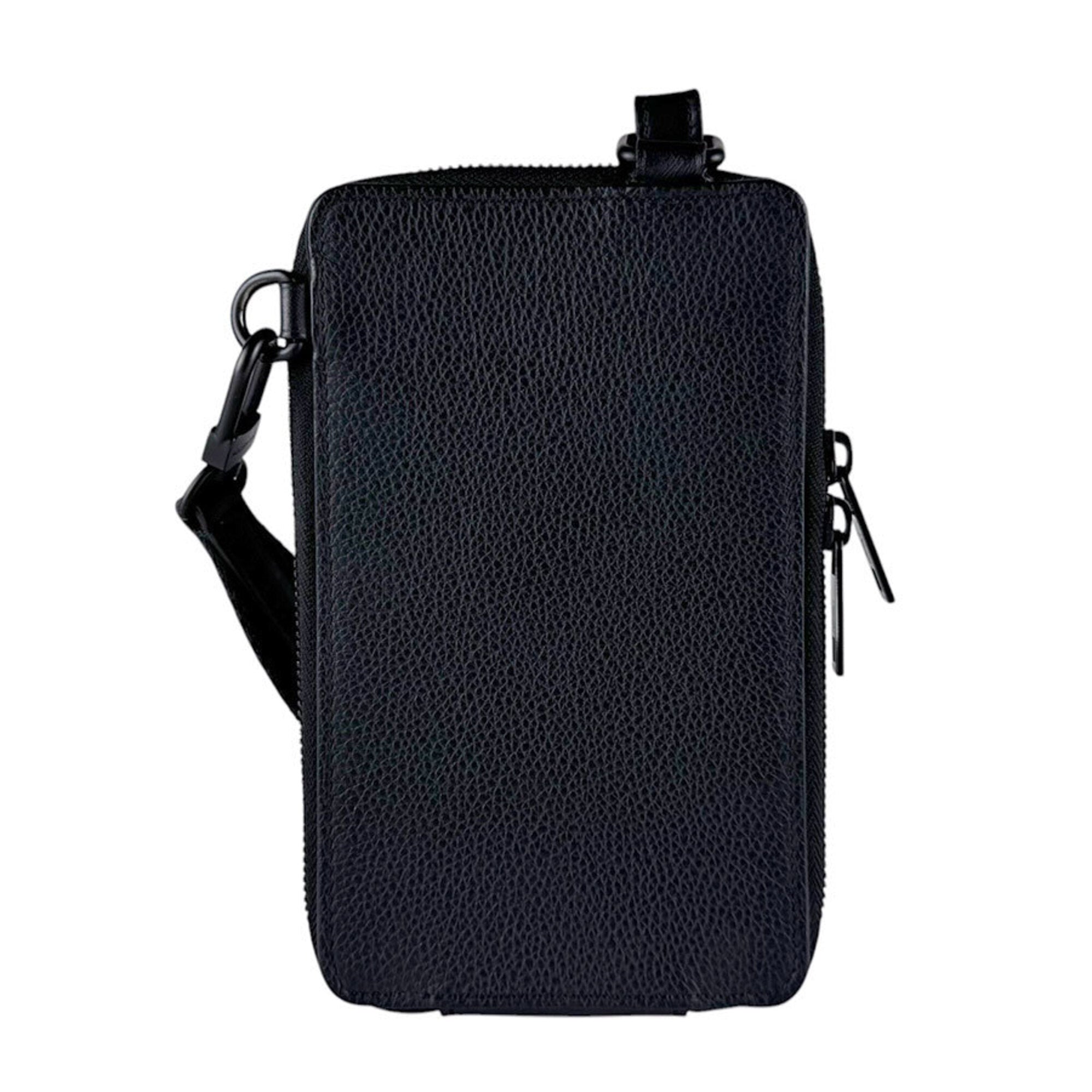 Louis Vuitton Black Leather Shoulder Bag (Pre-Owned)