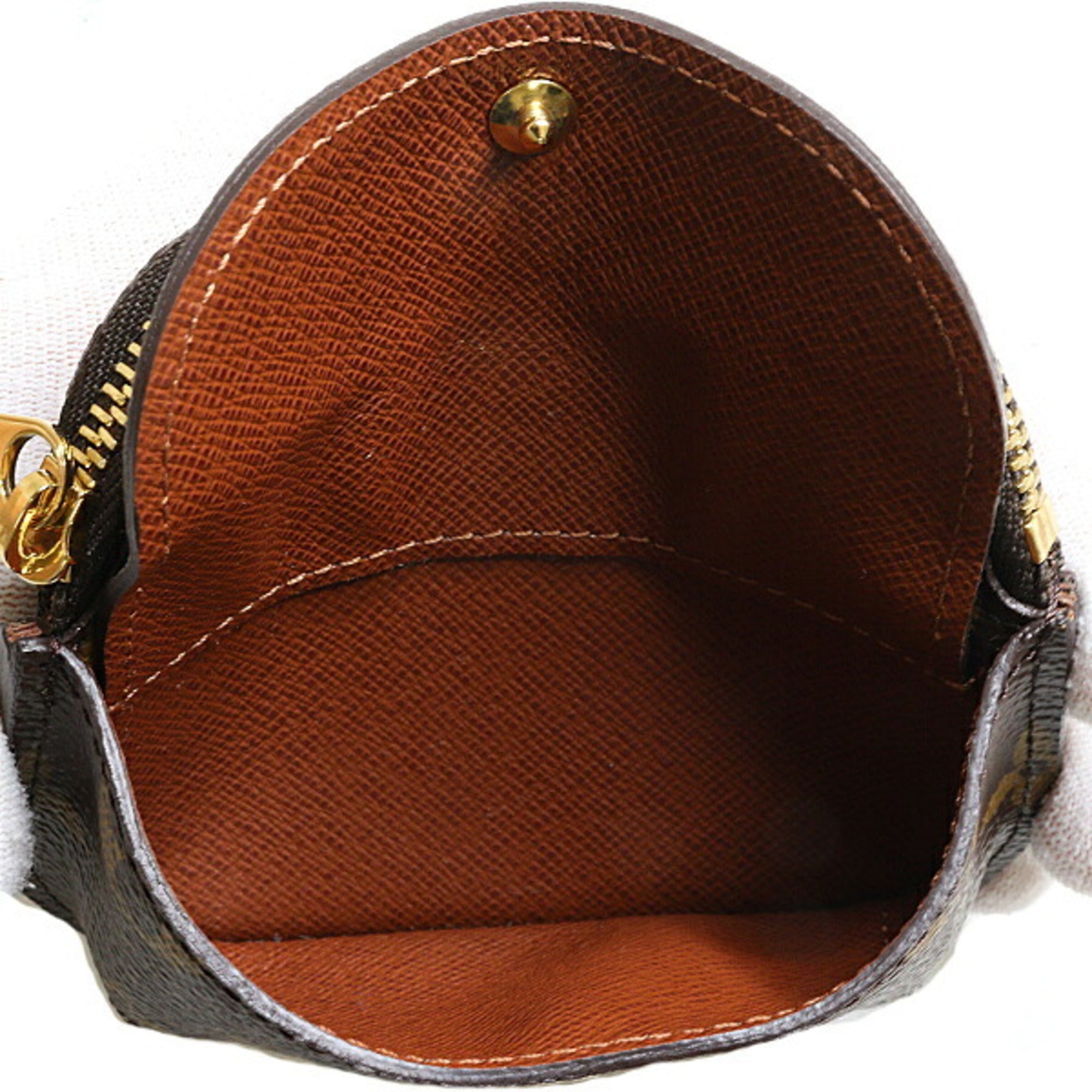 Louis Vuitton Brown Monogram Coin Purse/Coin Case (Pre-Owned)