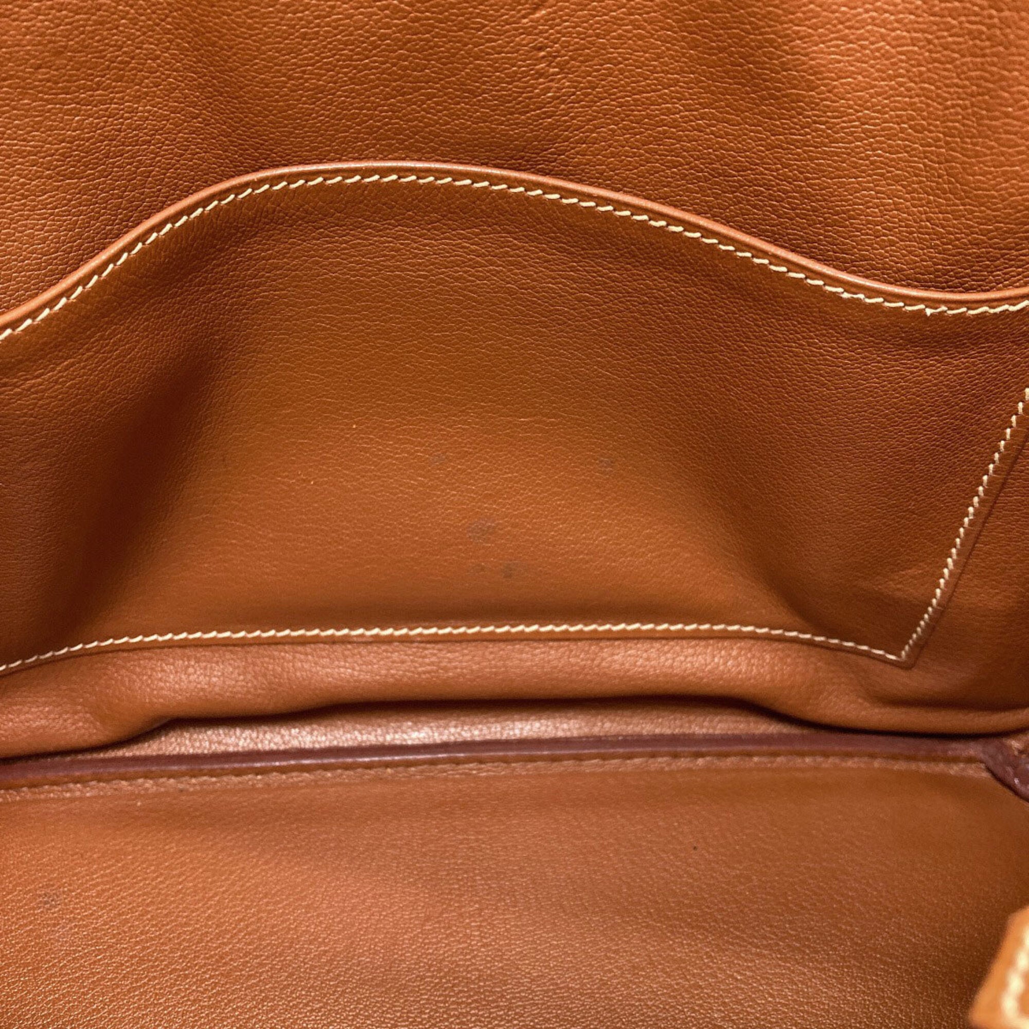 Hermes Gold Epsom Leather Handbag (Pre-Owned)