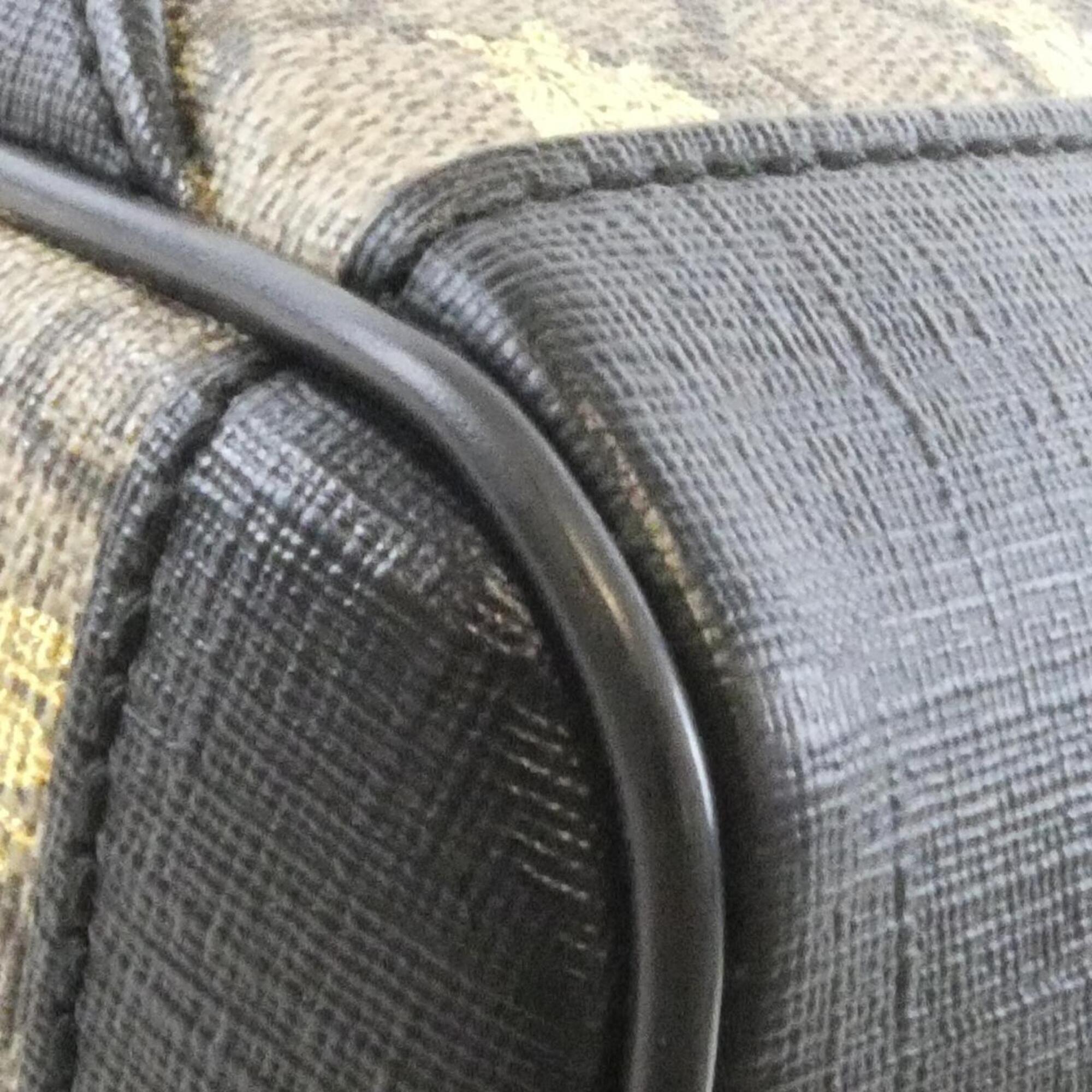 Gucci Beige Black Gg Supreme Backpack (Pre-Owned)