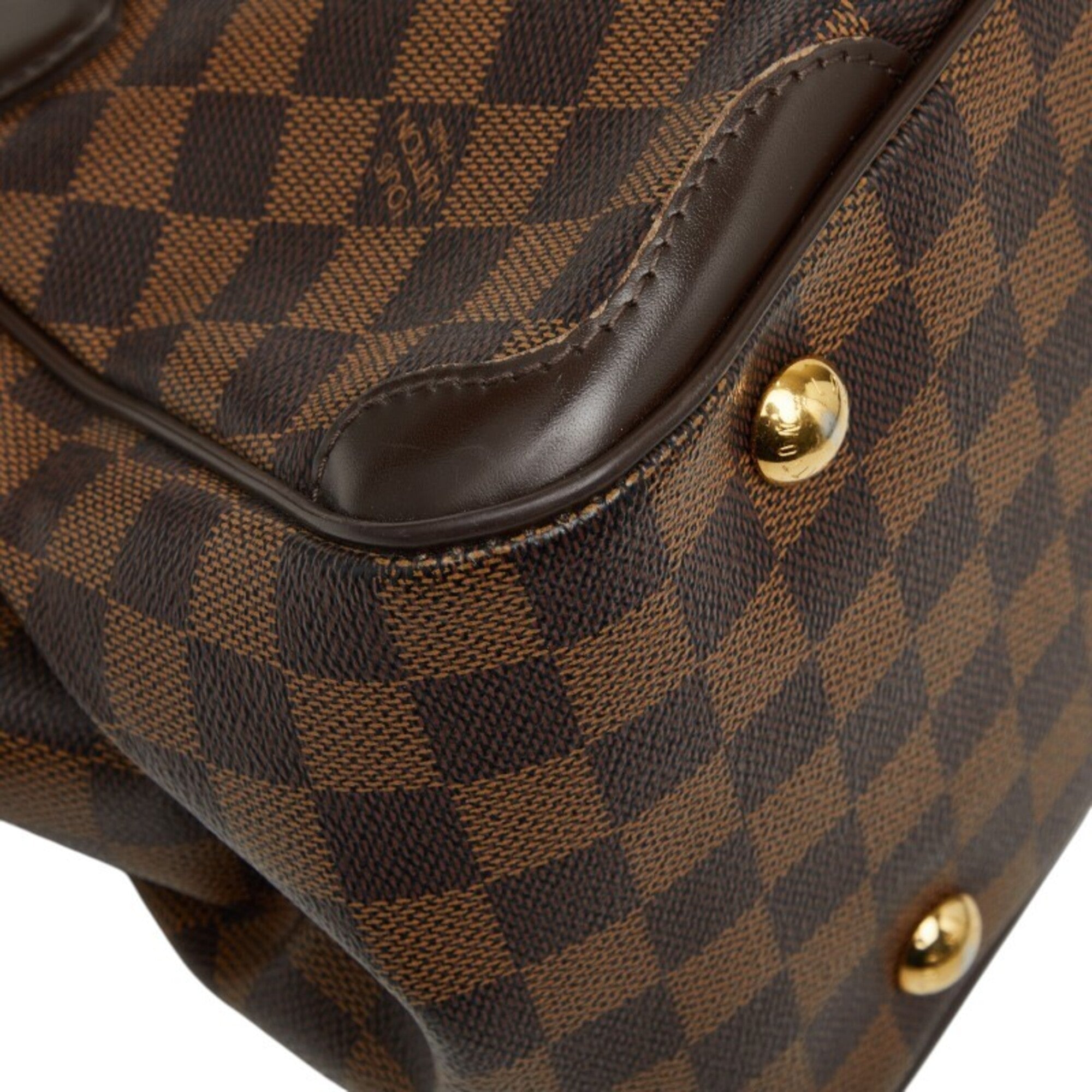 Louis Vuitton Brown Pvc Leather Handbag (Pre-Owned)
