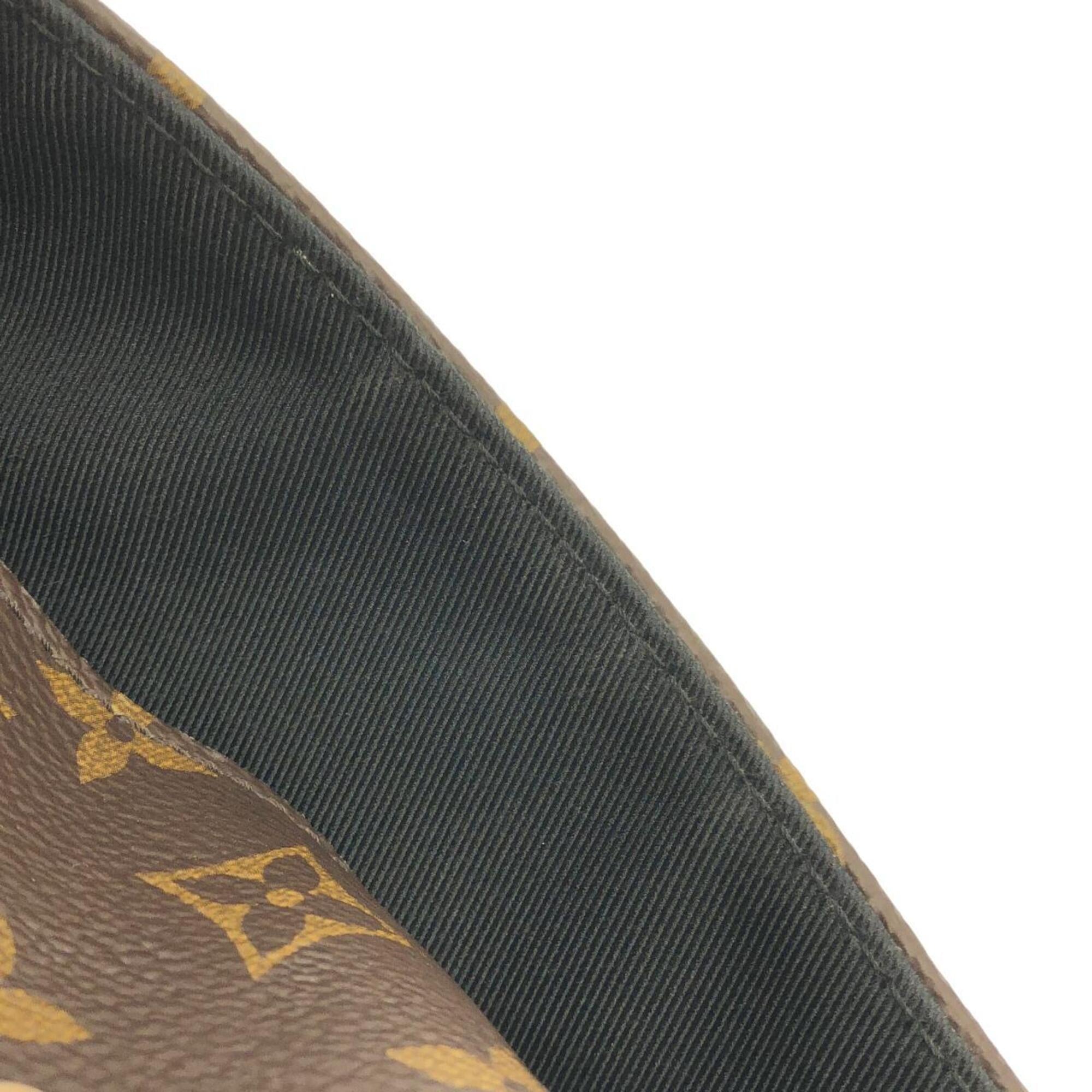 Louis Vuitton Marron Coated Canvas Shoulder Bag (Pre-Owned)