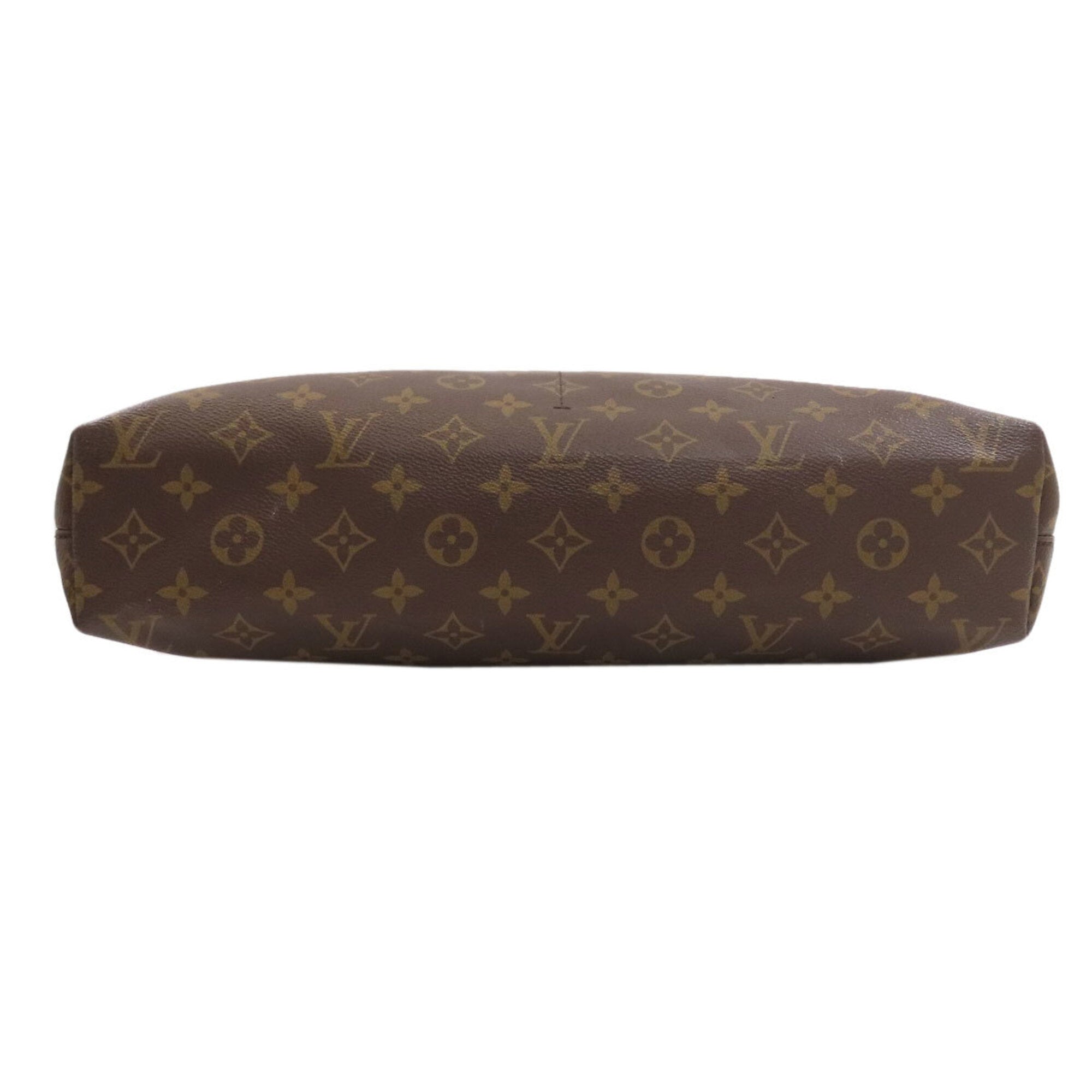 Louis Vuitton Monogram Macassar Black Brown Monogram Briefcase (Pre-Owned)