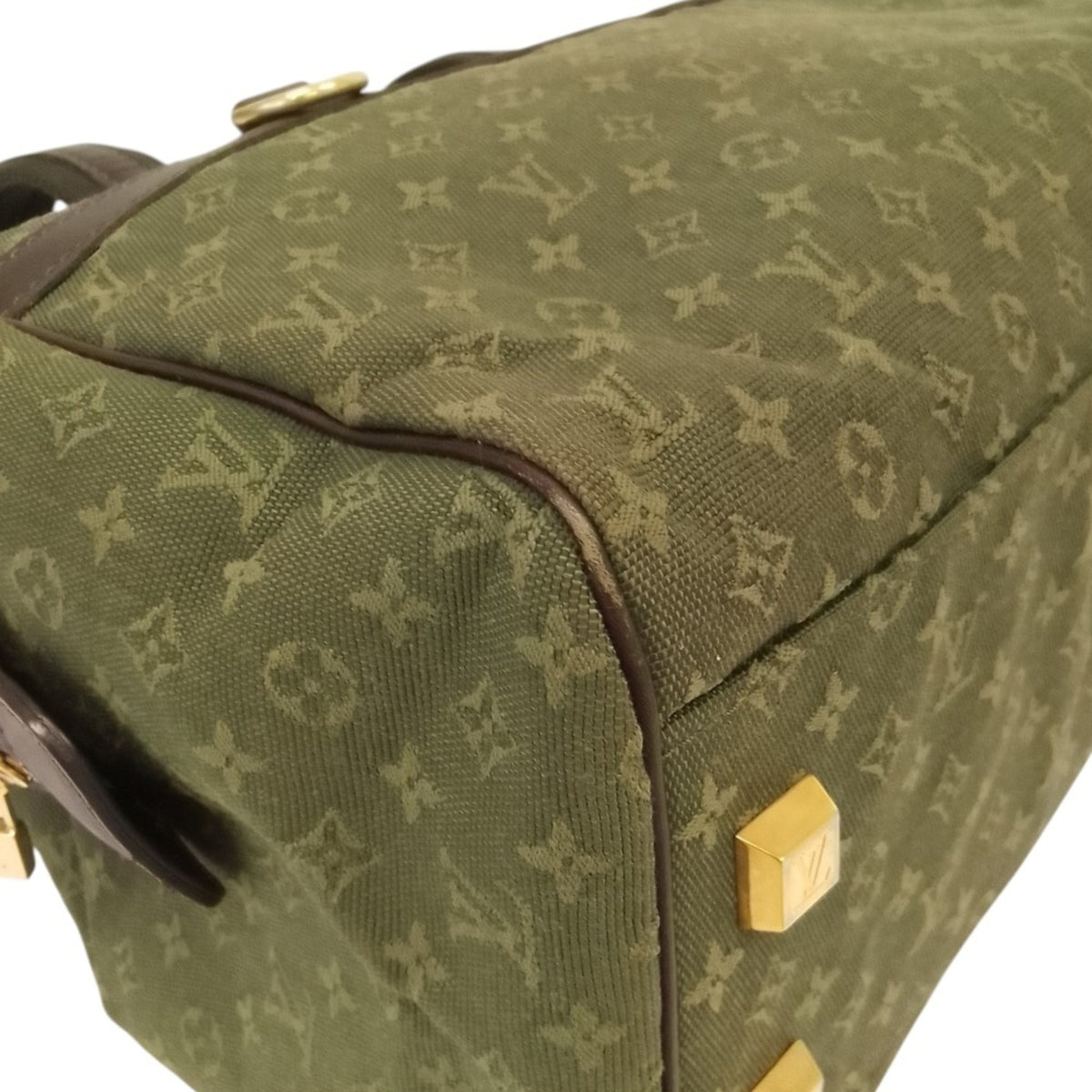 Louis Vuitton Brown Khaki Boston Bag (Pre-Owned)