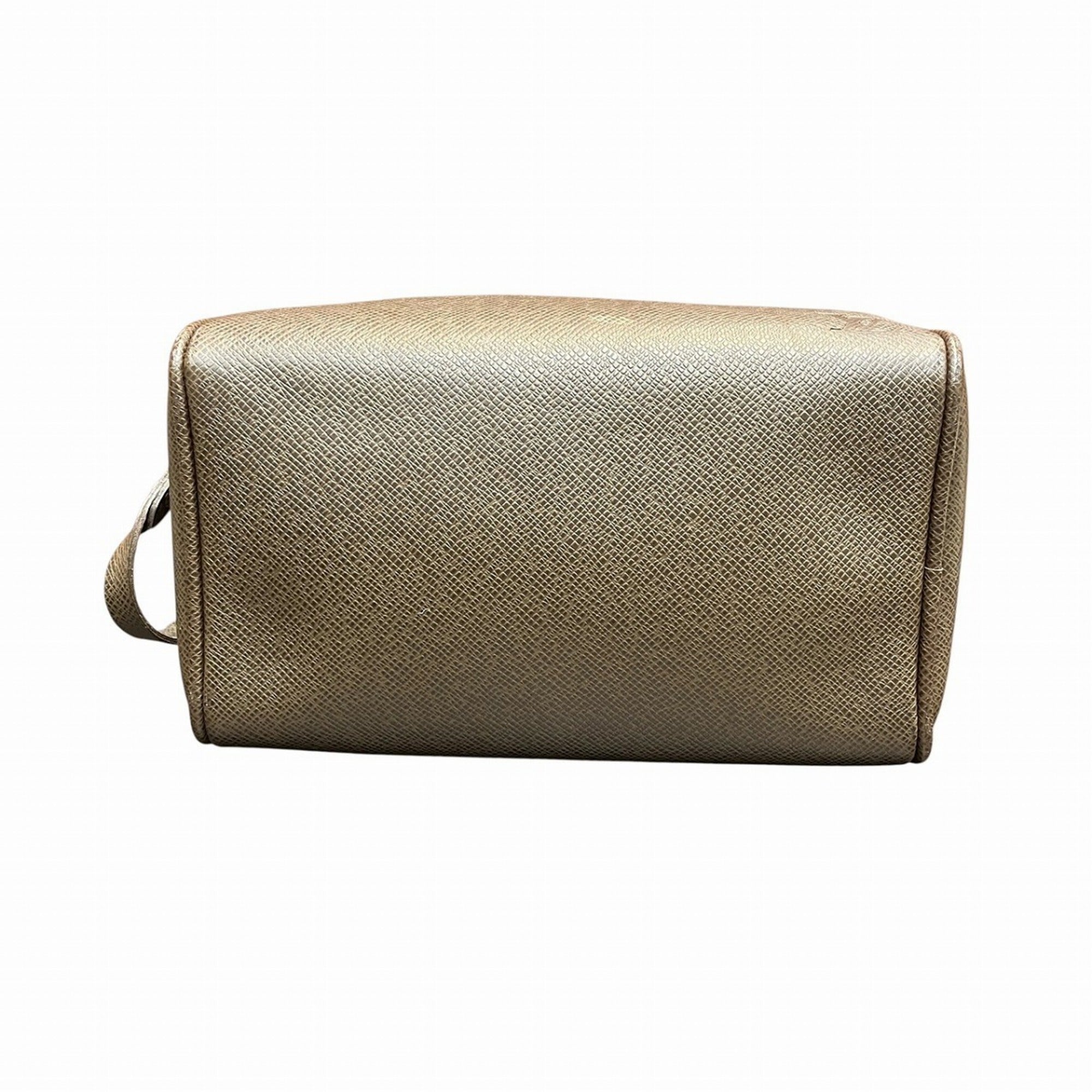 Louis Vuitton Brown Leather Clutch Bag (Pre-Owned)