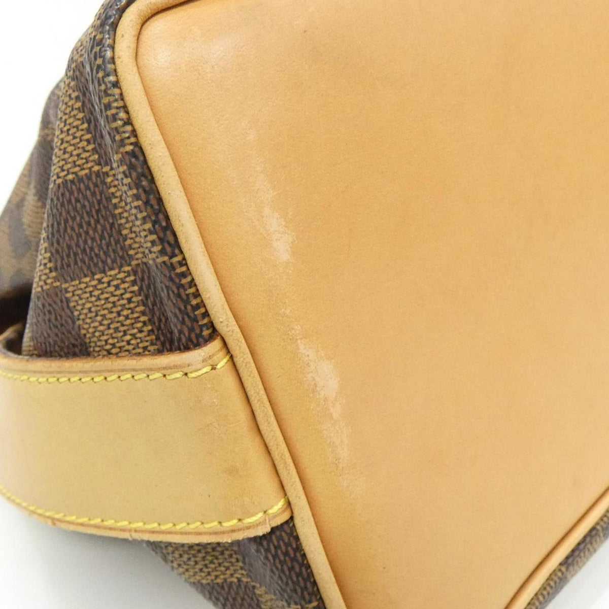 Louis Vuitton Brown Coated Canvas Shoulder Bag (Pre-Owned)