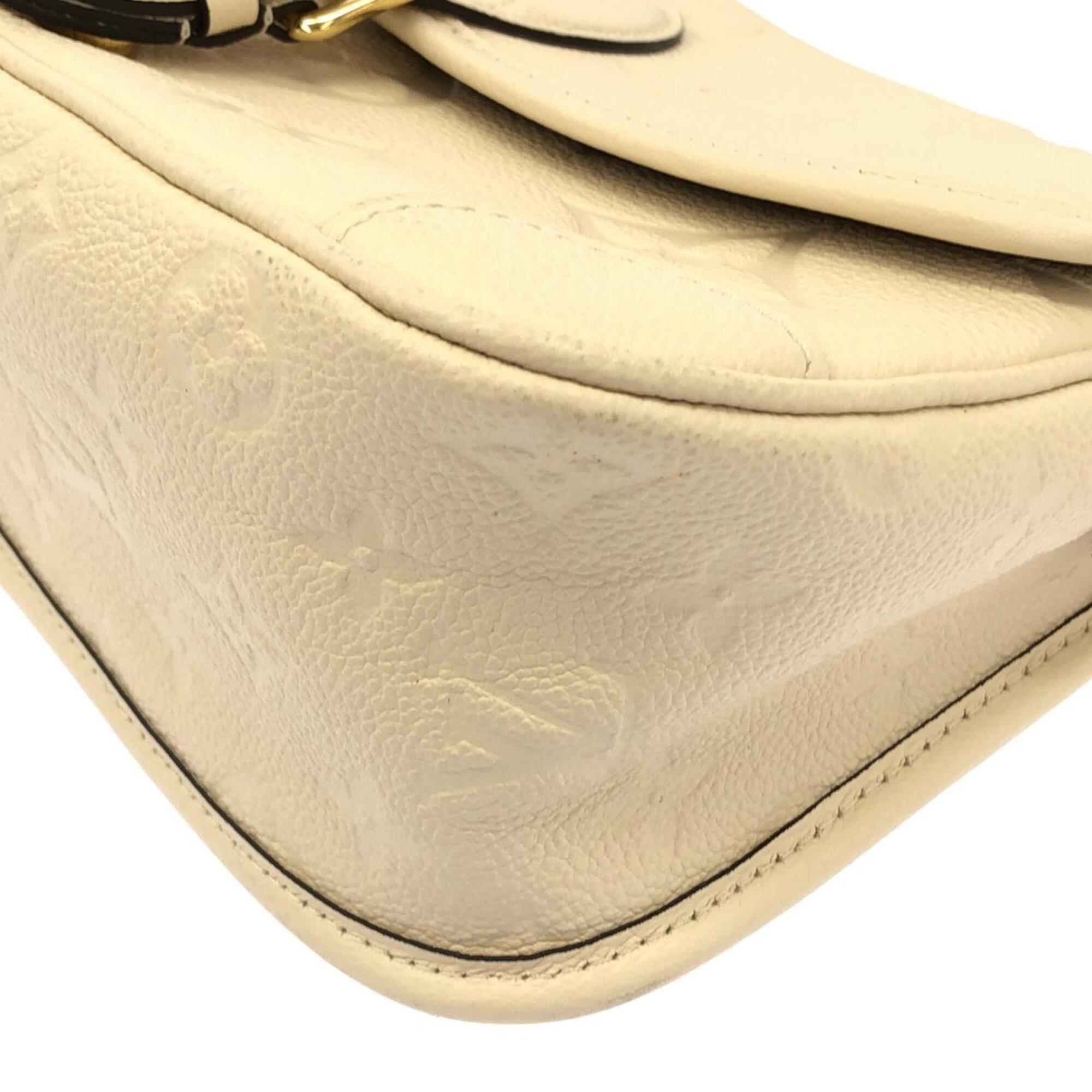 Louis Vuitton Beige Leather Shoulder Bag (Pre-Owned)