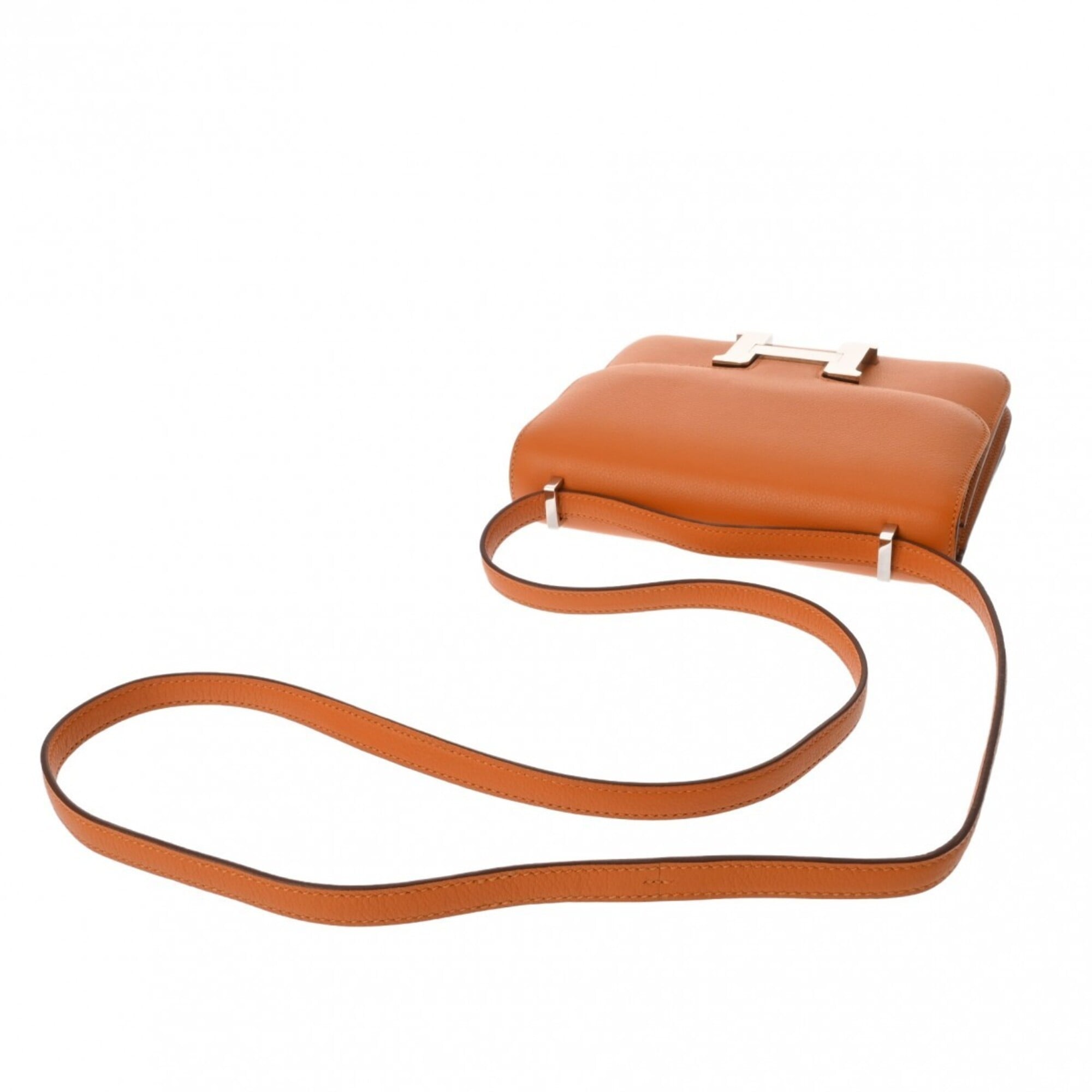 Hermes Apricot Shoulder Bag (Pre-Owned)