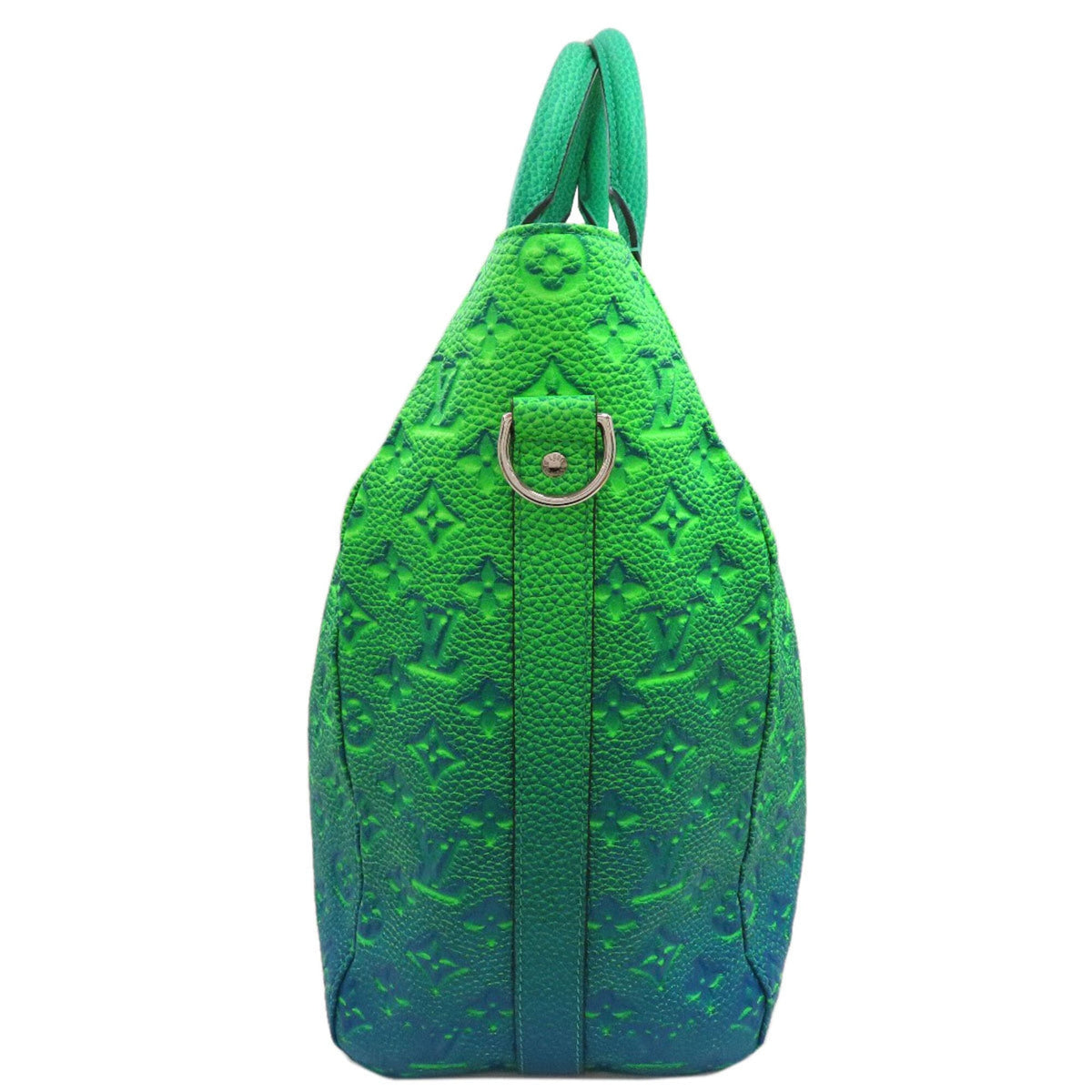 Louis Vuitton Blue Green Leather Handbag (Pre-Owned)