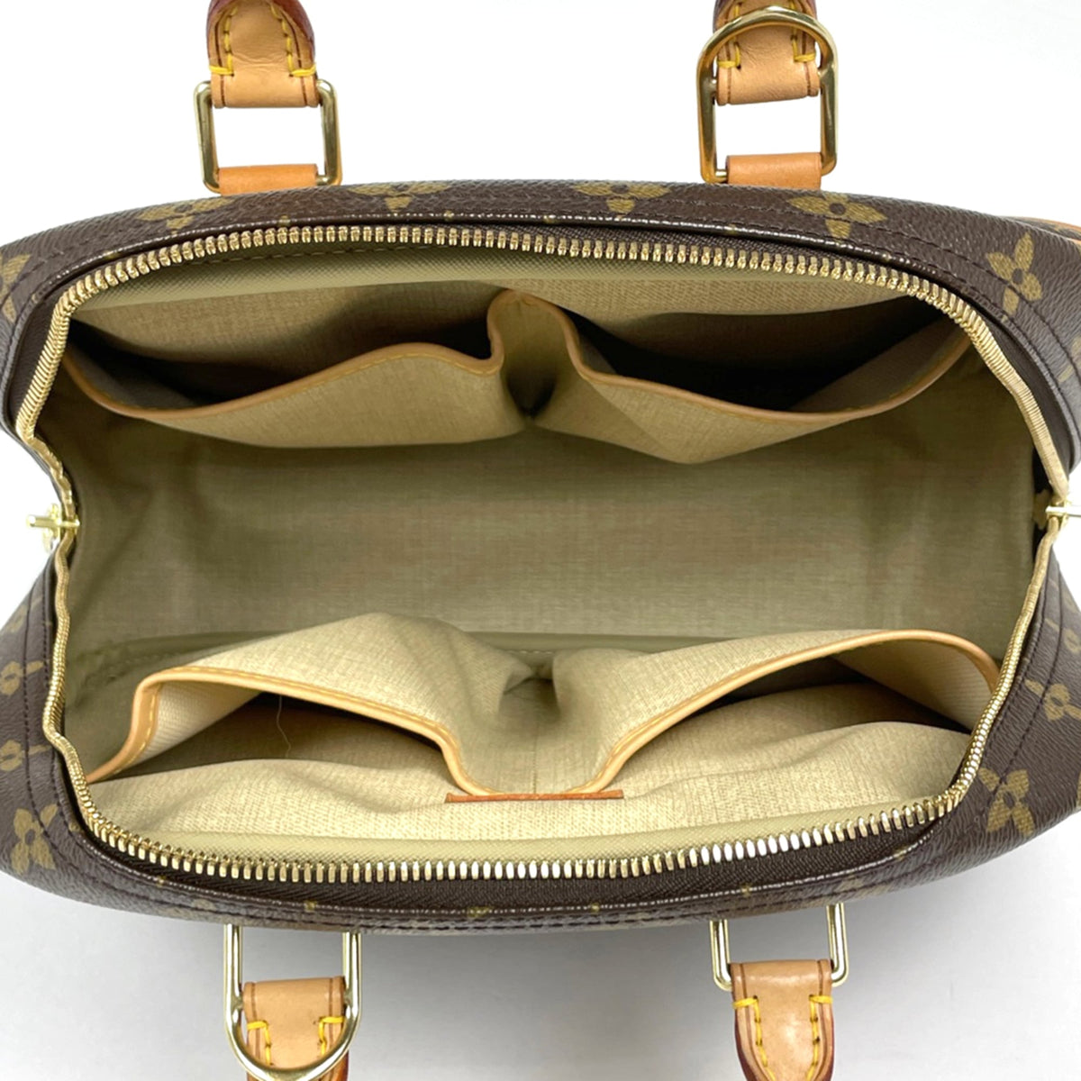 Louis Vuitton Brown Monogram Monogram Boston Bag Handbag (Pre-Owned)