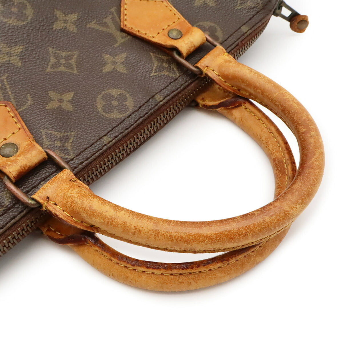 Louis Vuitton Brown Galle Monogram White Monogram Handbag (Pre-Owned)
