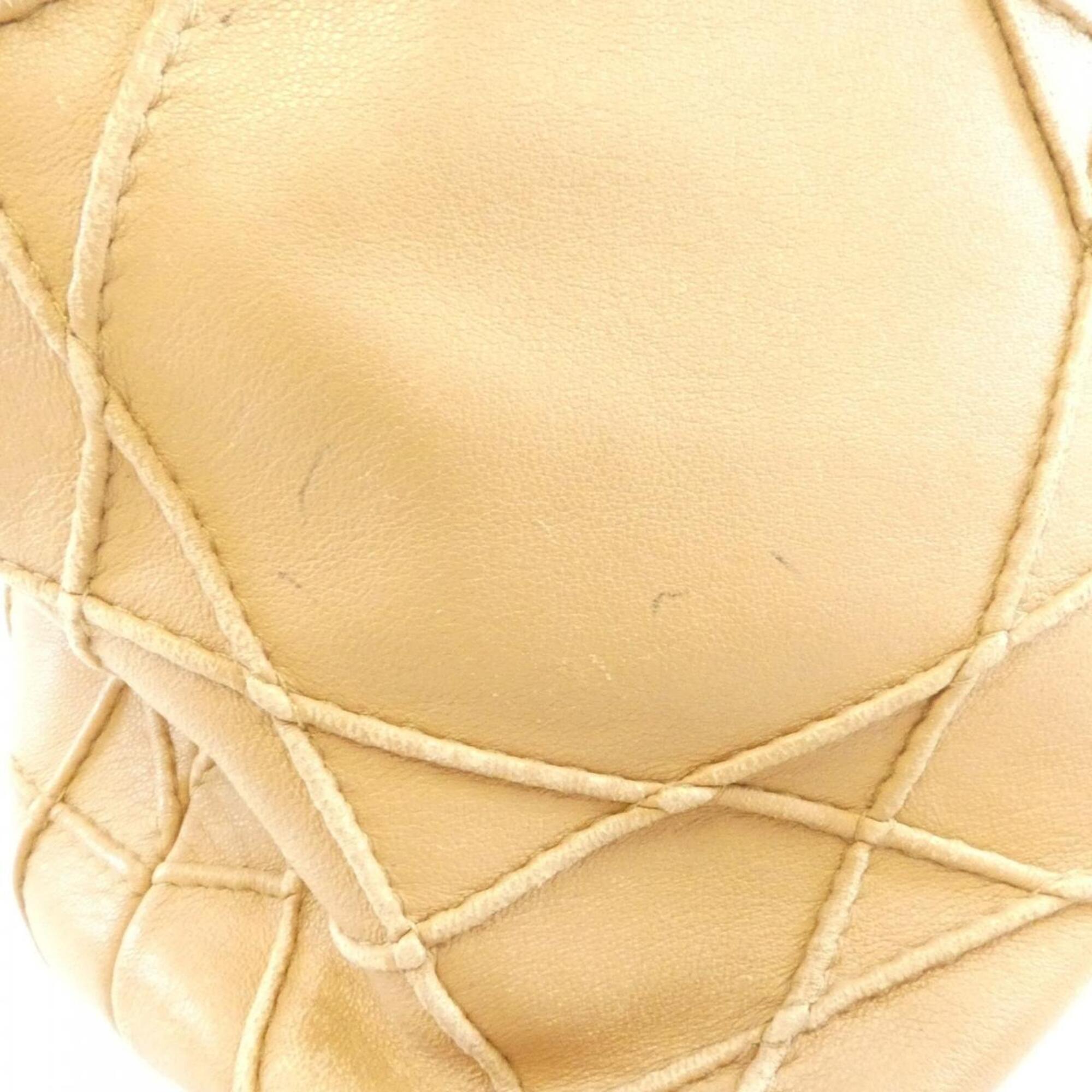 Christian Dior Beige Leather Handbag (Pre-Owned)