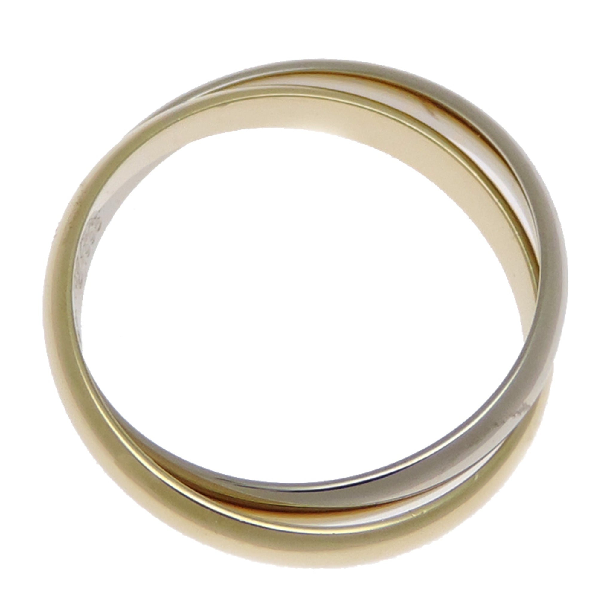 Cartier Yellow Gold (18K) White Gold (18K) Band Ring (Pre-Owned)