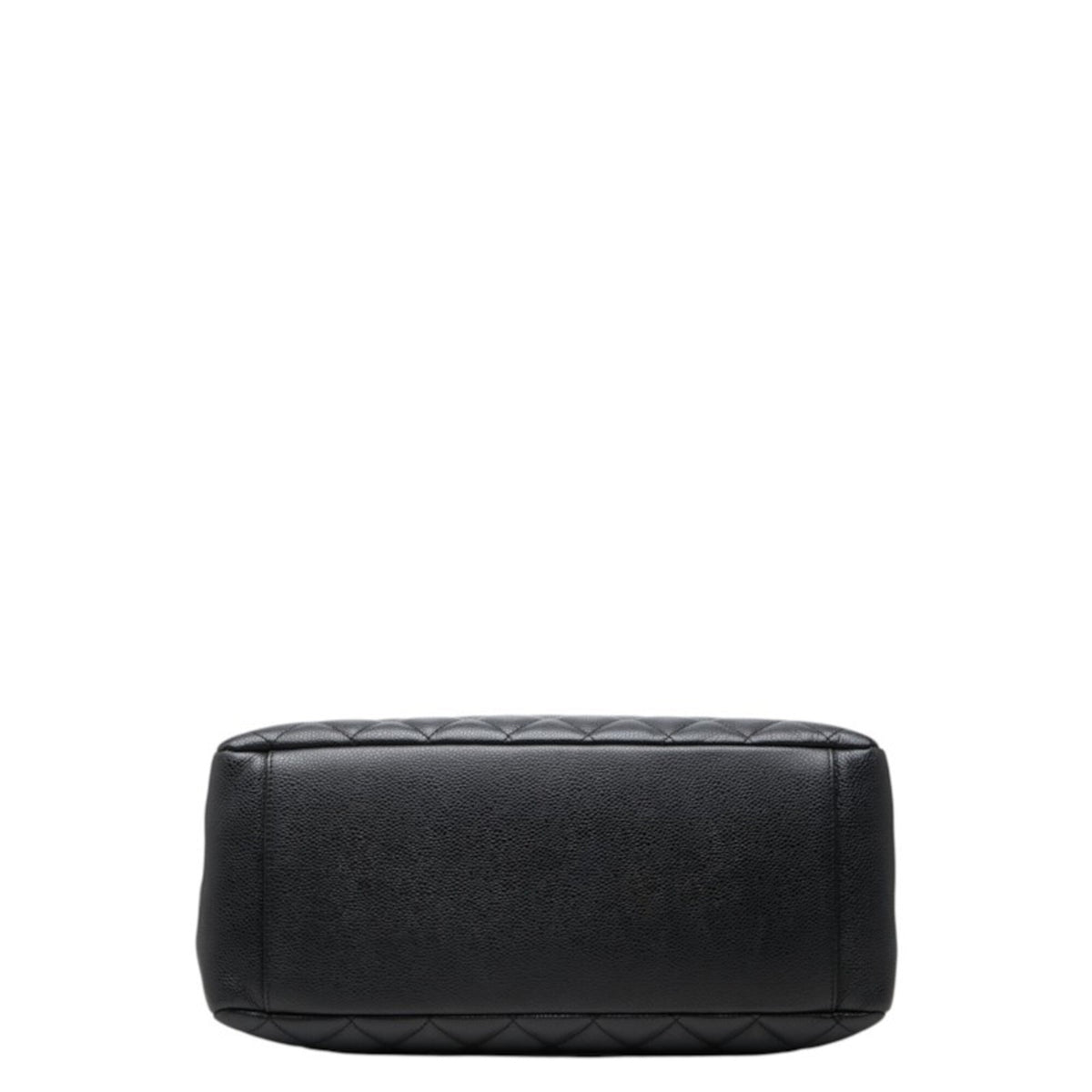 Chanel Black Grained Calfskin Shoulder Bag Tote Bag (Pre-Owned)