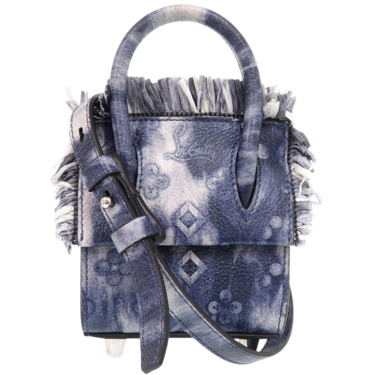Christian Louboutin Navy Leather Shoulder Bag (Pre-Owned)