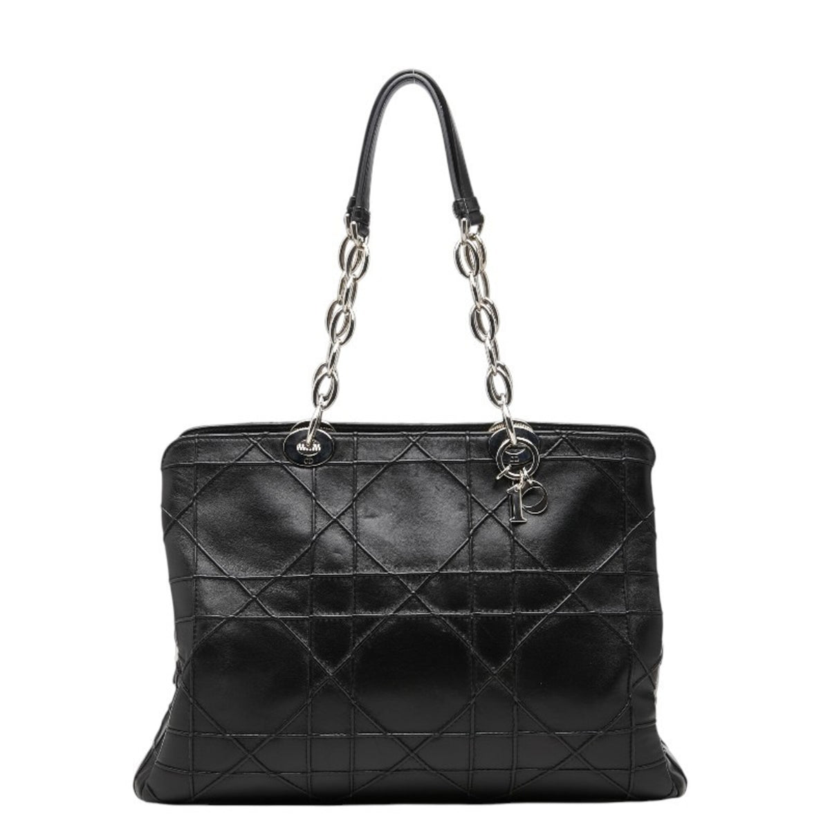 Christian Dior Black Leather Handbag (Pre-Owned)