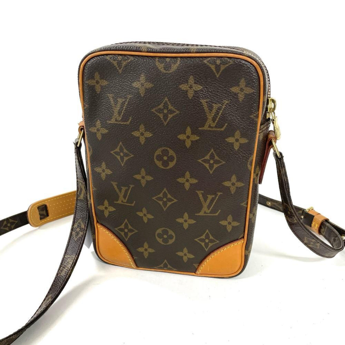 Louis Vuitton Brown Monogram Canvas Shoulder Bag (Pre-Owned)