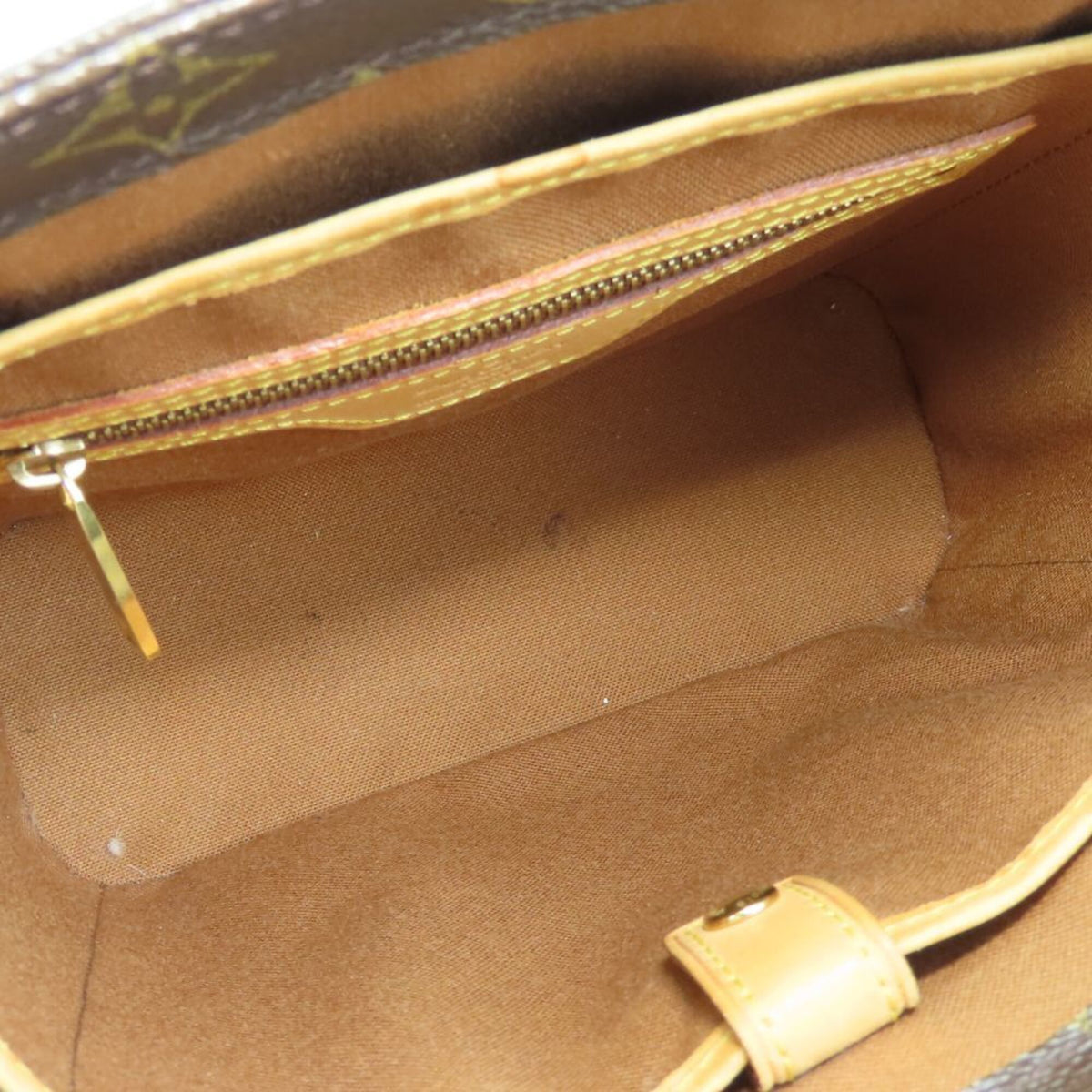 Louis Vuitton Brown Monogram Leather Handbag (Pre-Owned)