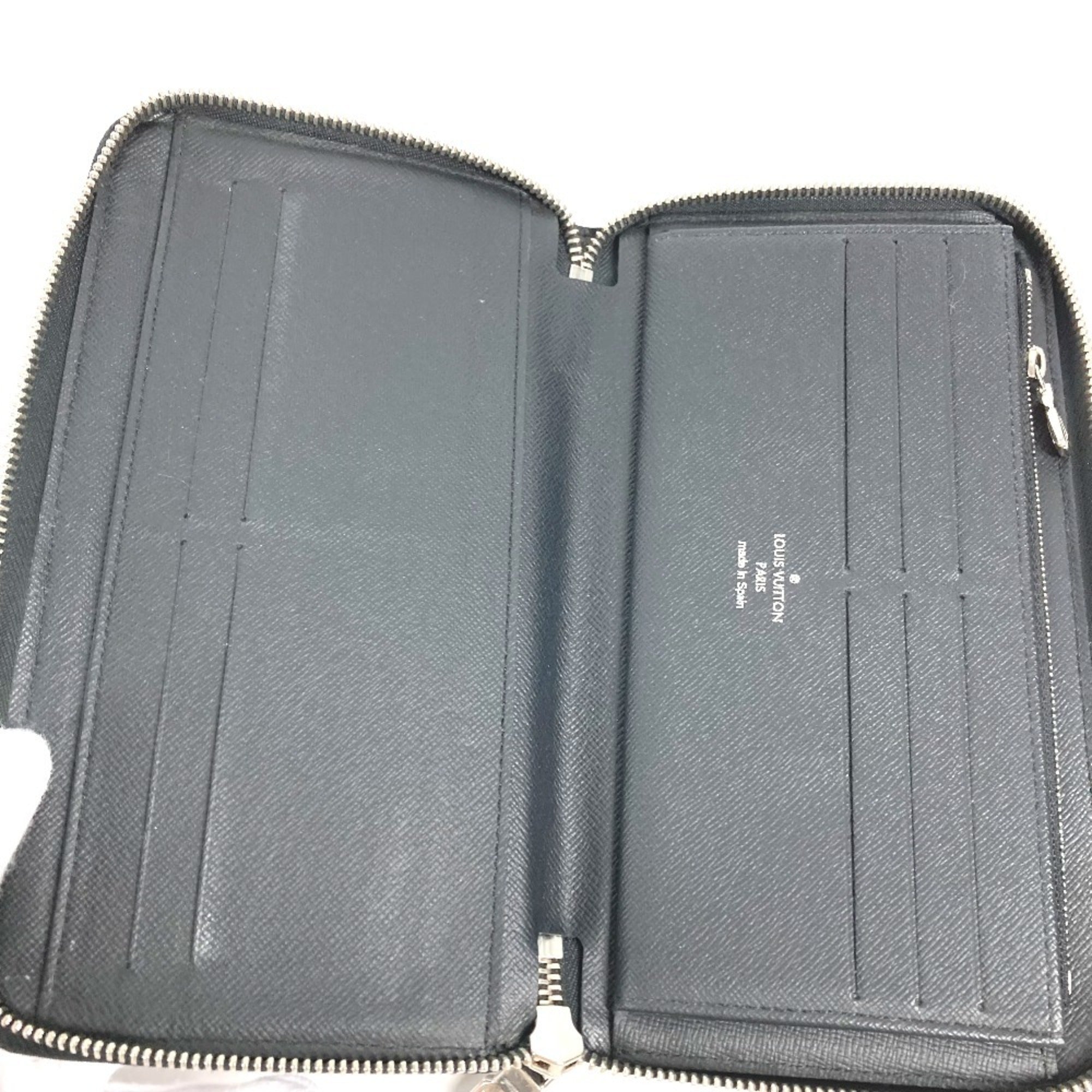 Louis Vuitton Epi Black Galle Noir Epi Leather Long Bill Wallet (Bi-Fold) (Pre-Owned)