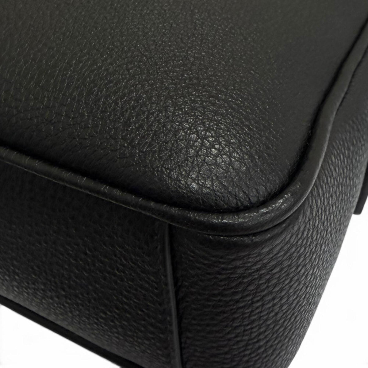 Prada Black Leather Crossbody Bag Shoulder Bag (Pre-Owned)