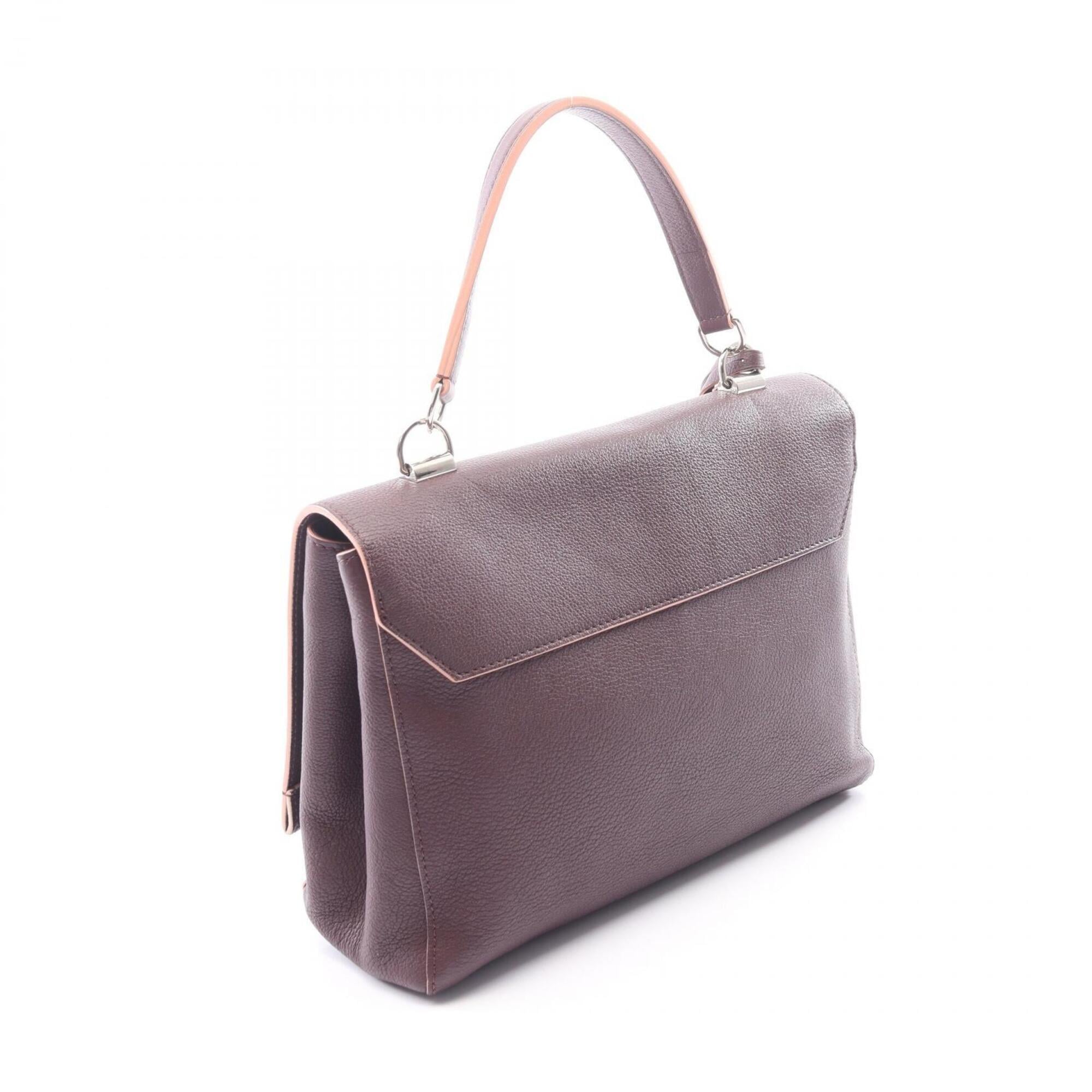 Louis Vuitton Bordeaux Leather Handbag (Pre-Owned)