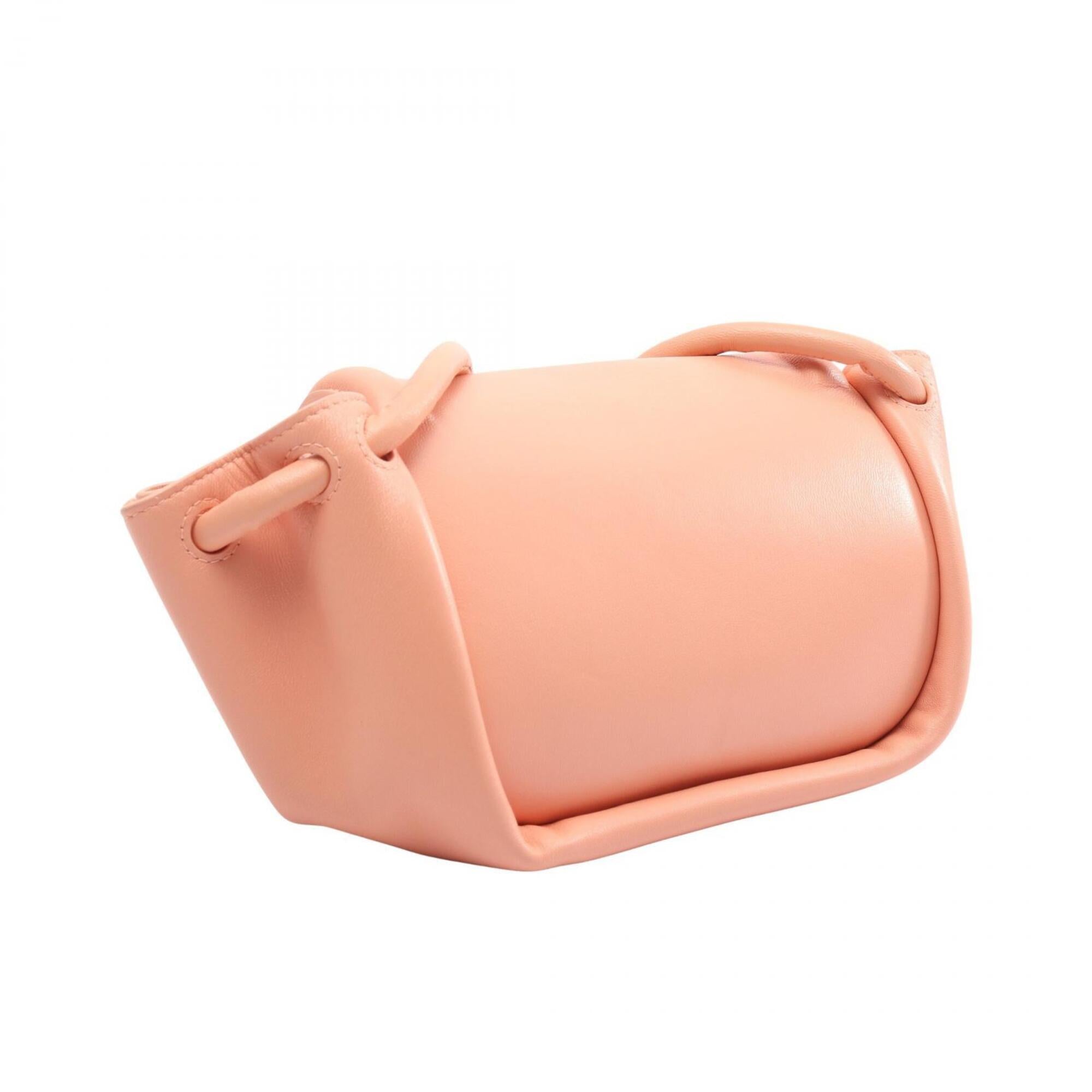 Bottega Veneta Pink Leather Shoulder Bag (Pre-Owned)
