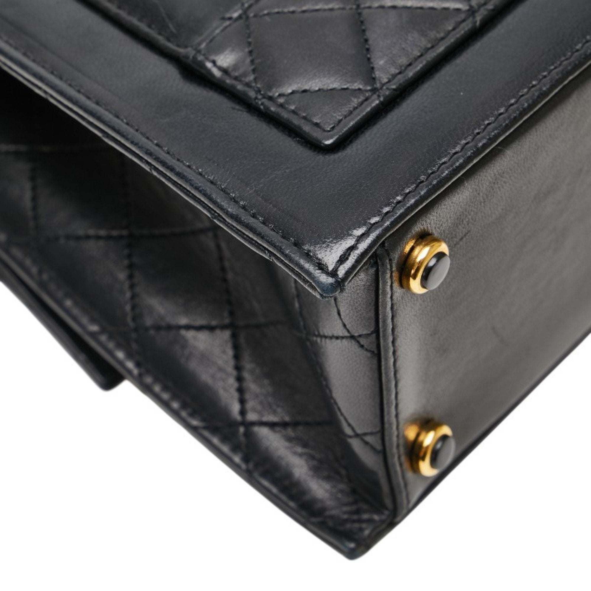 Chanel Matelasse Black Pouch Shoulder Bag (Pre-Owned)