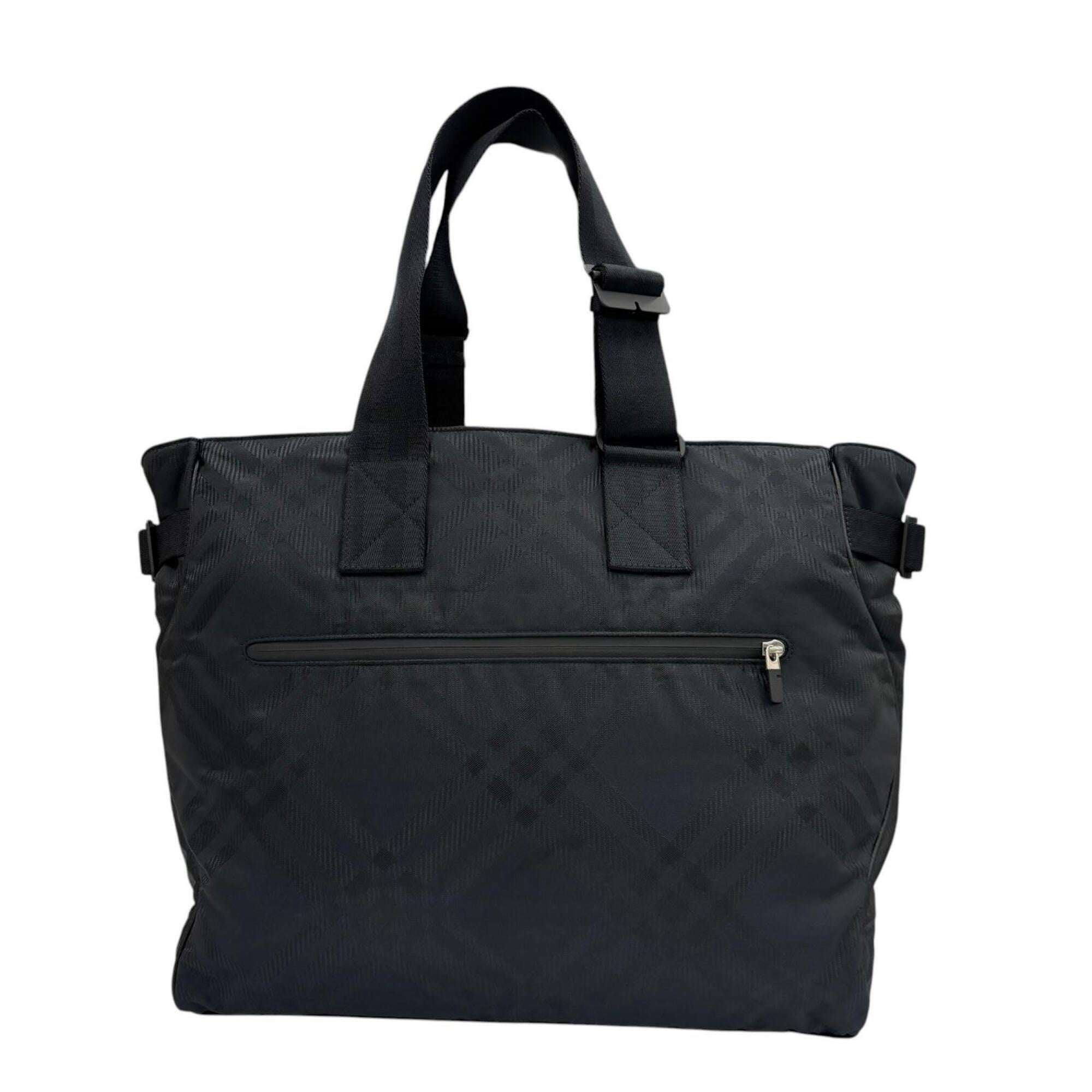 Burberry Black Nylon Tote Bag (Pre-Owned)
