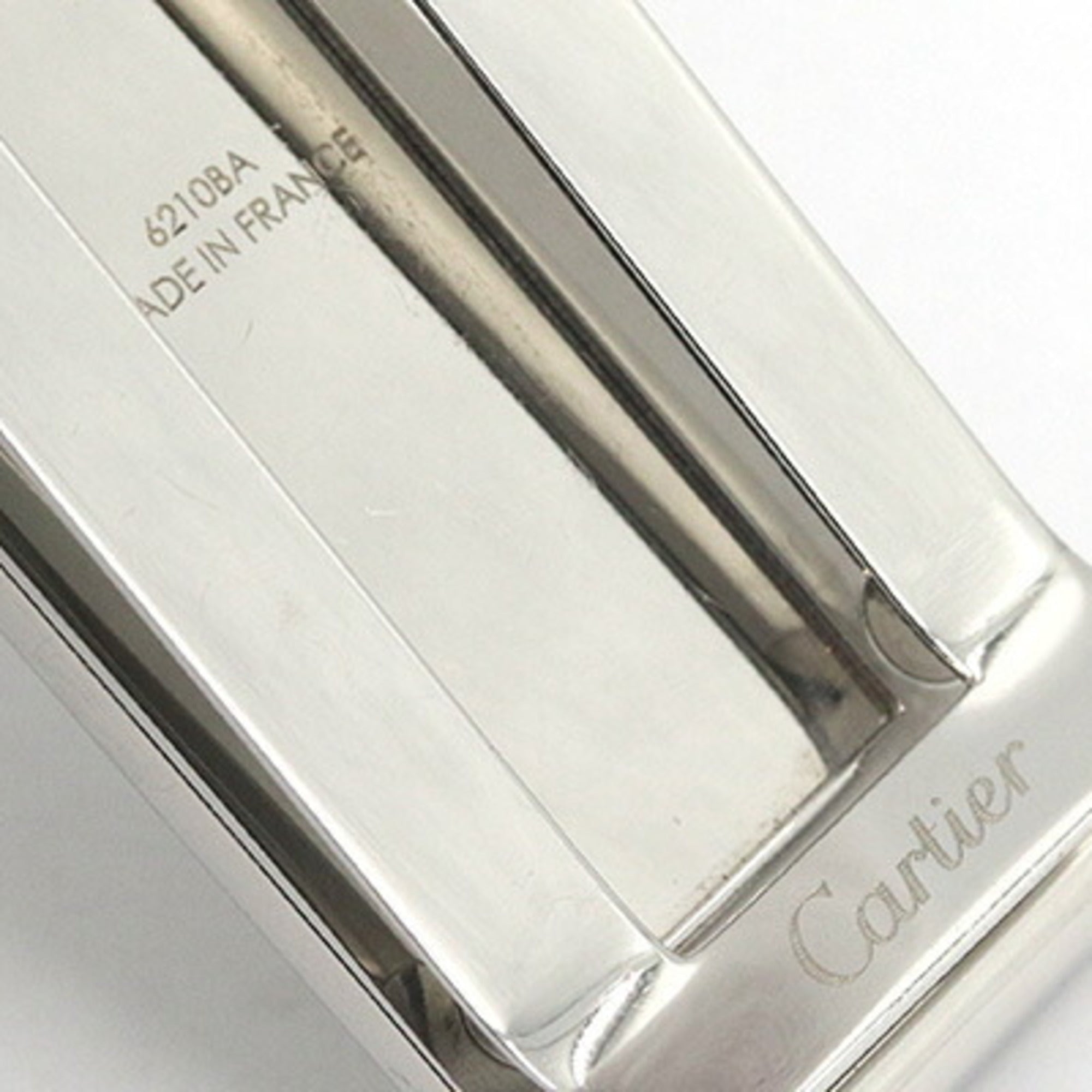 Cartier C De Cartier Silver Stainless Steel Money Clip (Pre-Owned)