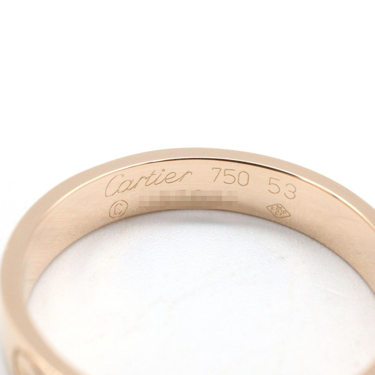 Cartier Gold Pink Gold (18K) Band Ring (Pre-Owned)