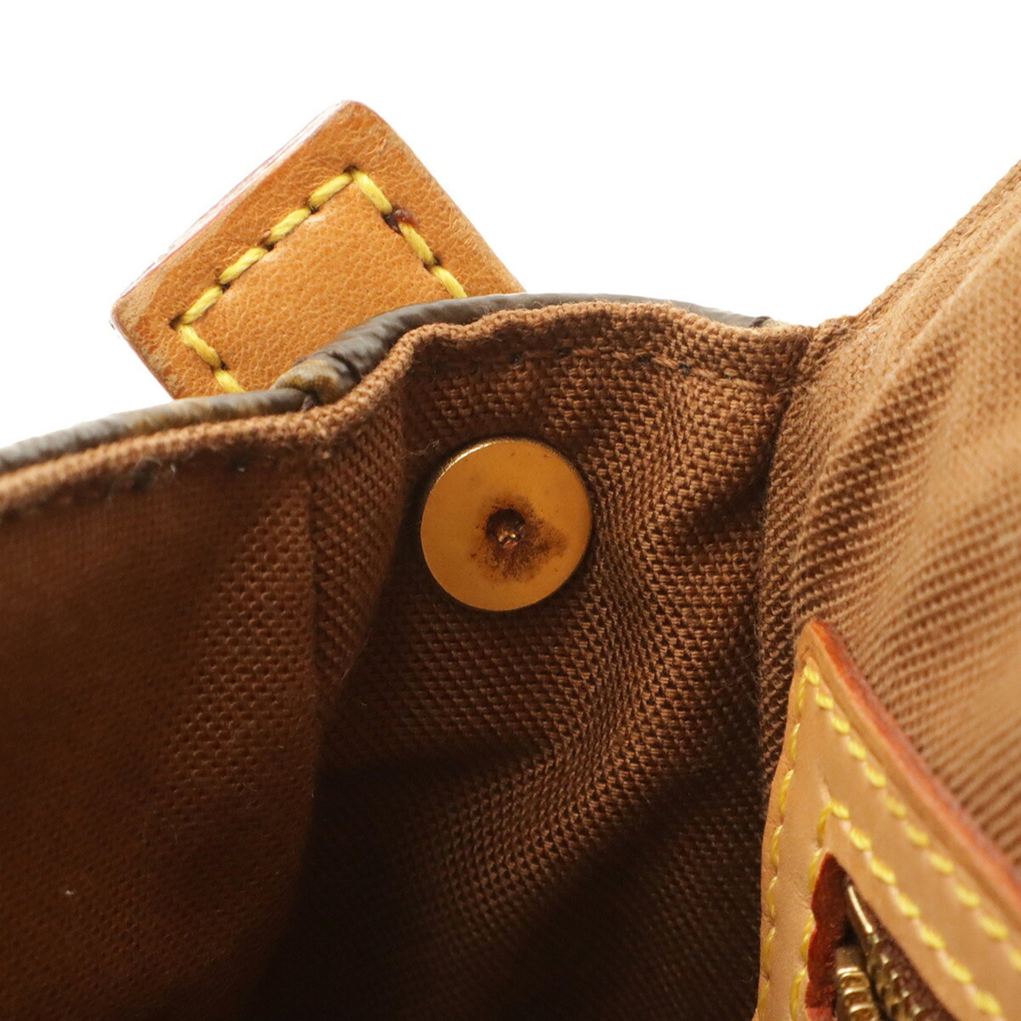 Louis Vuitton Brown Monogram Handbag Shoulder Bag (Pre-Owned)