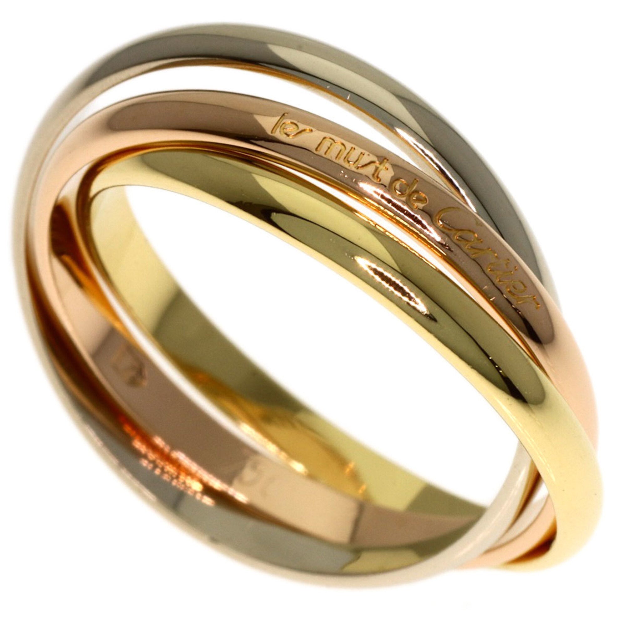 Cartier Trinity Yellow Gold (18K) Pink Gold (18K) White Gold (18K) Band Ring (Pre-Owned)