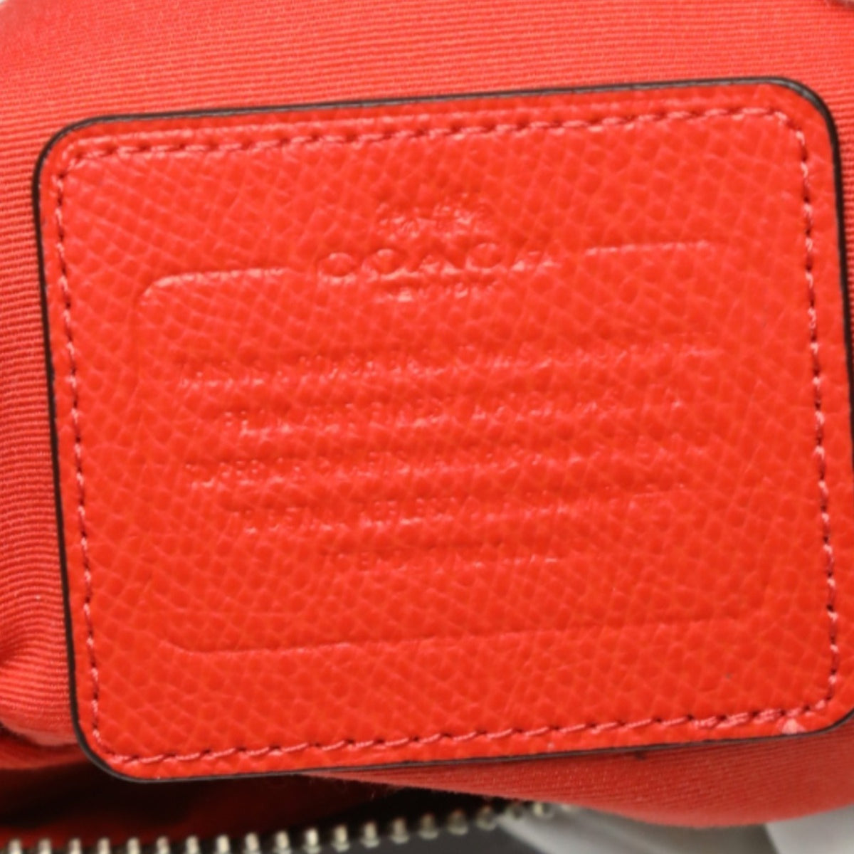 Coach Brown Canvas Leather Shoulder Bag (Pre-Owned)