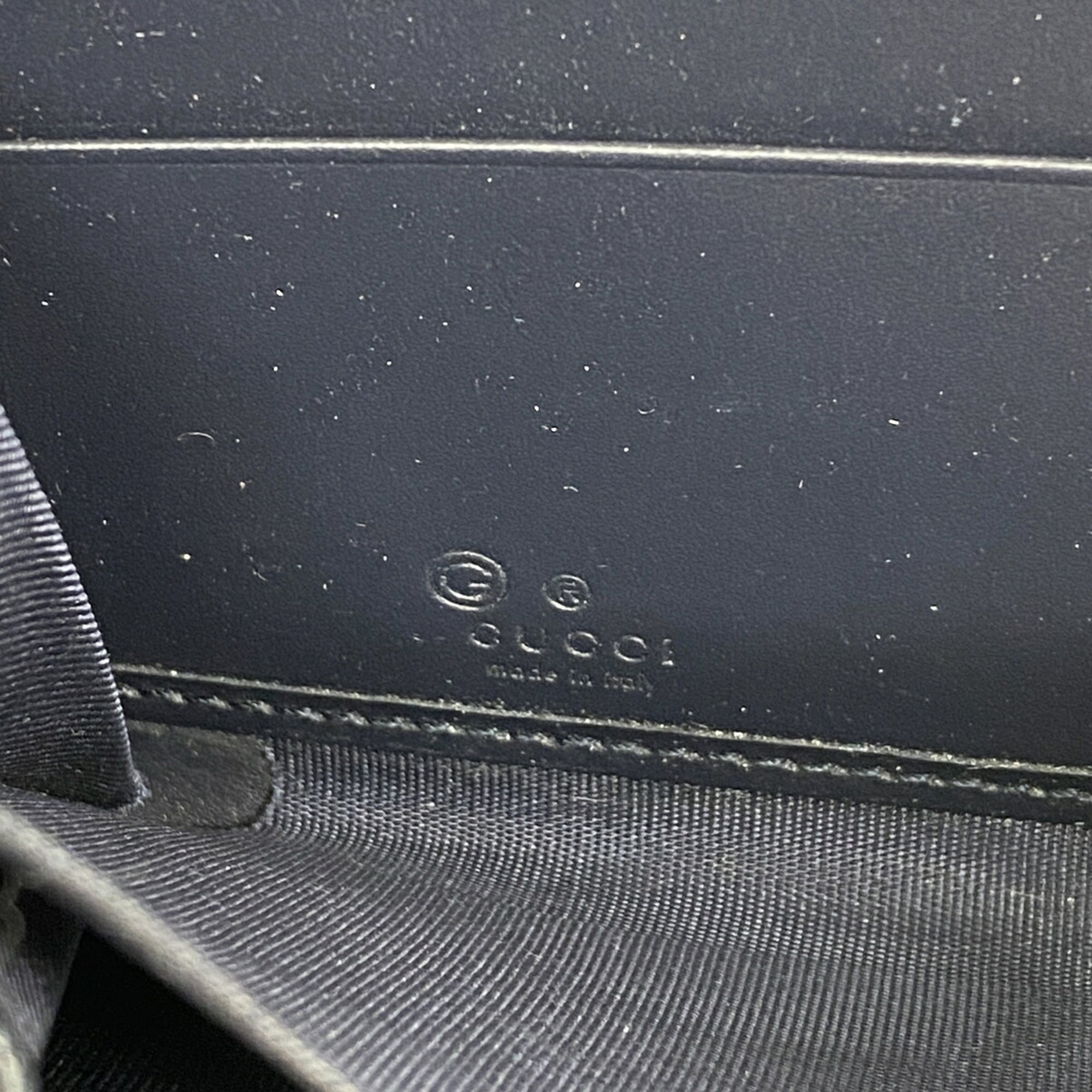 Gucci Blue Pvc Long Wallet (Bi-Fold) (Pre-Owned)
