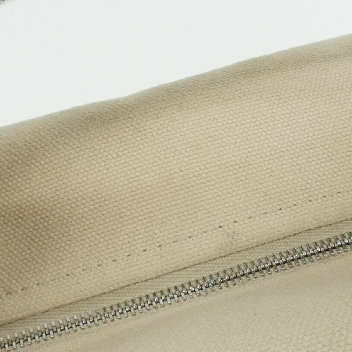 Hermes Beige Natural Canvas Handbag Pouch (Pre-Owned)
