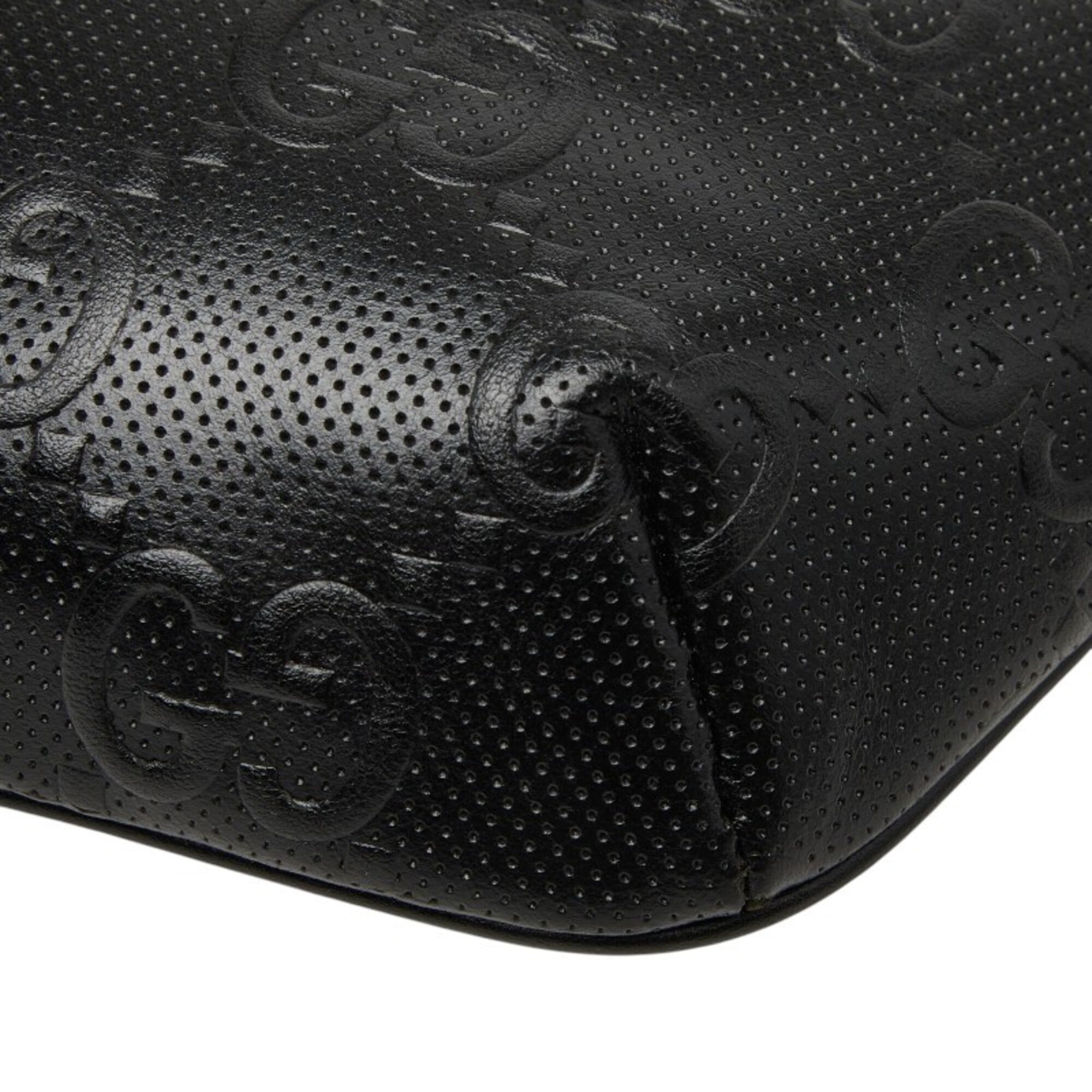 Gucci Black Leather Fanny Pack Sling Bag (Pre-Owned)