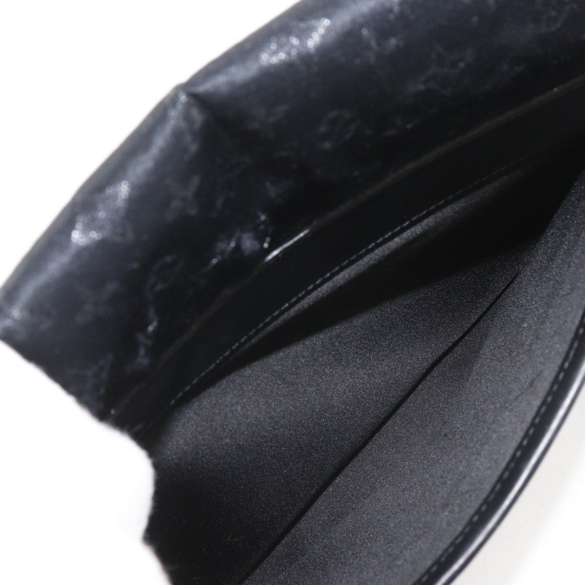 Louis Vuitton Black Monogram Satin Monogram Vernis Leather Shoulder Bag (Pre-Owned)