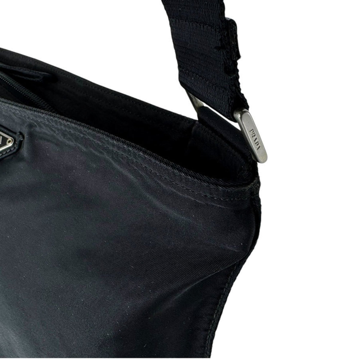 Prada Black Nylon Shoulder Bag (Pre-Owned)