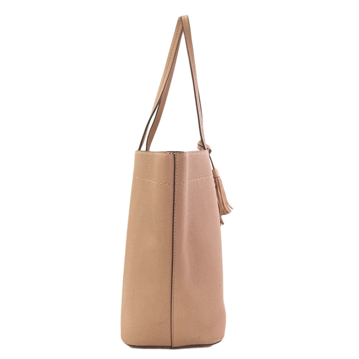 Tory Burch Beige Leather Tote Bag (Pre-Owned)