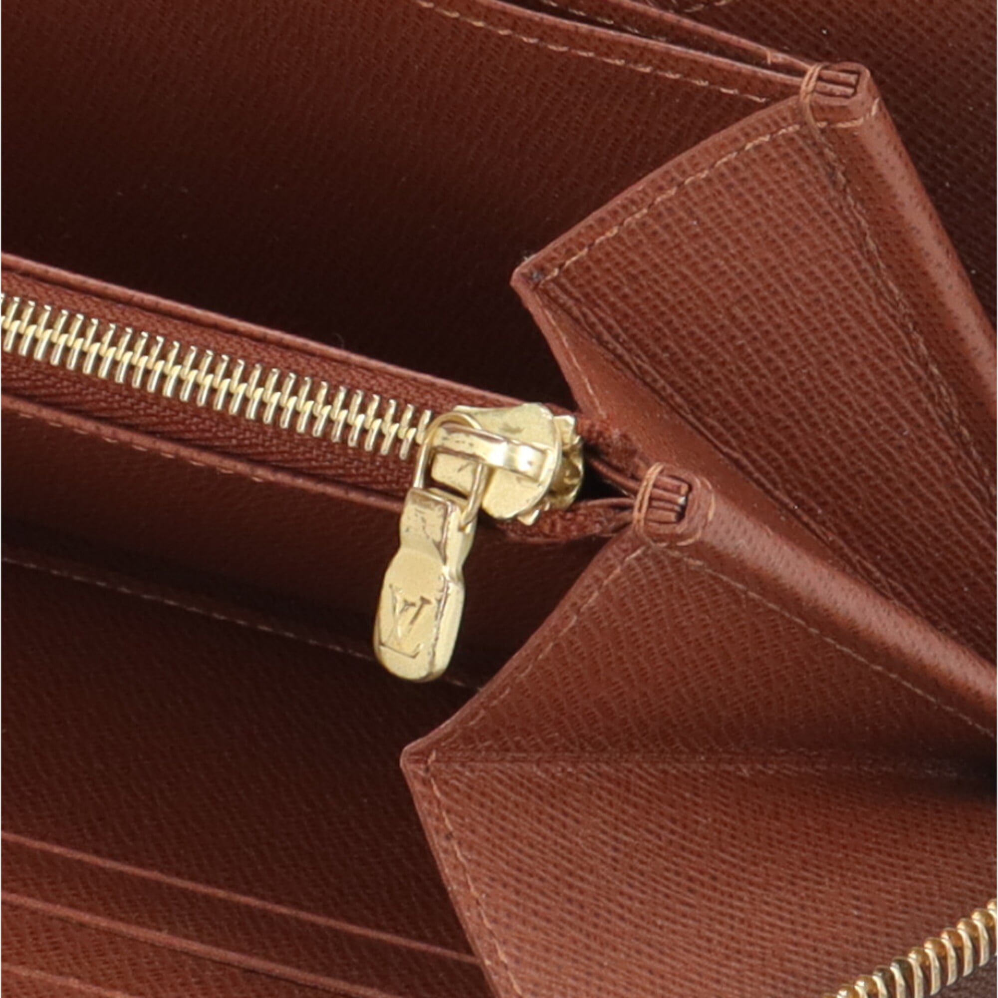Louis Vuitton Monogram Brown Monogram Canvas Long Wallet (Bi-Fold) (Pre-Owned)