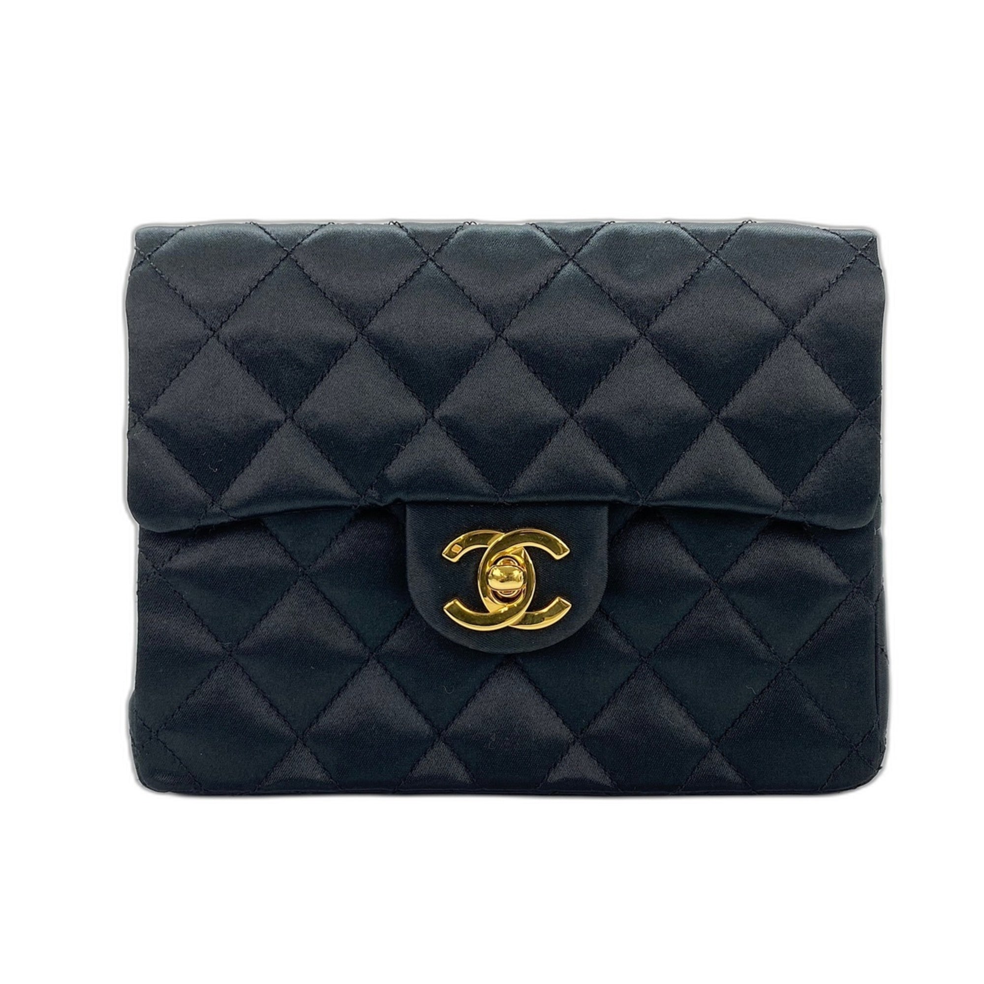 Chanel Matelasse Black Shoulder Bag (Pre-Owned)