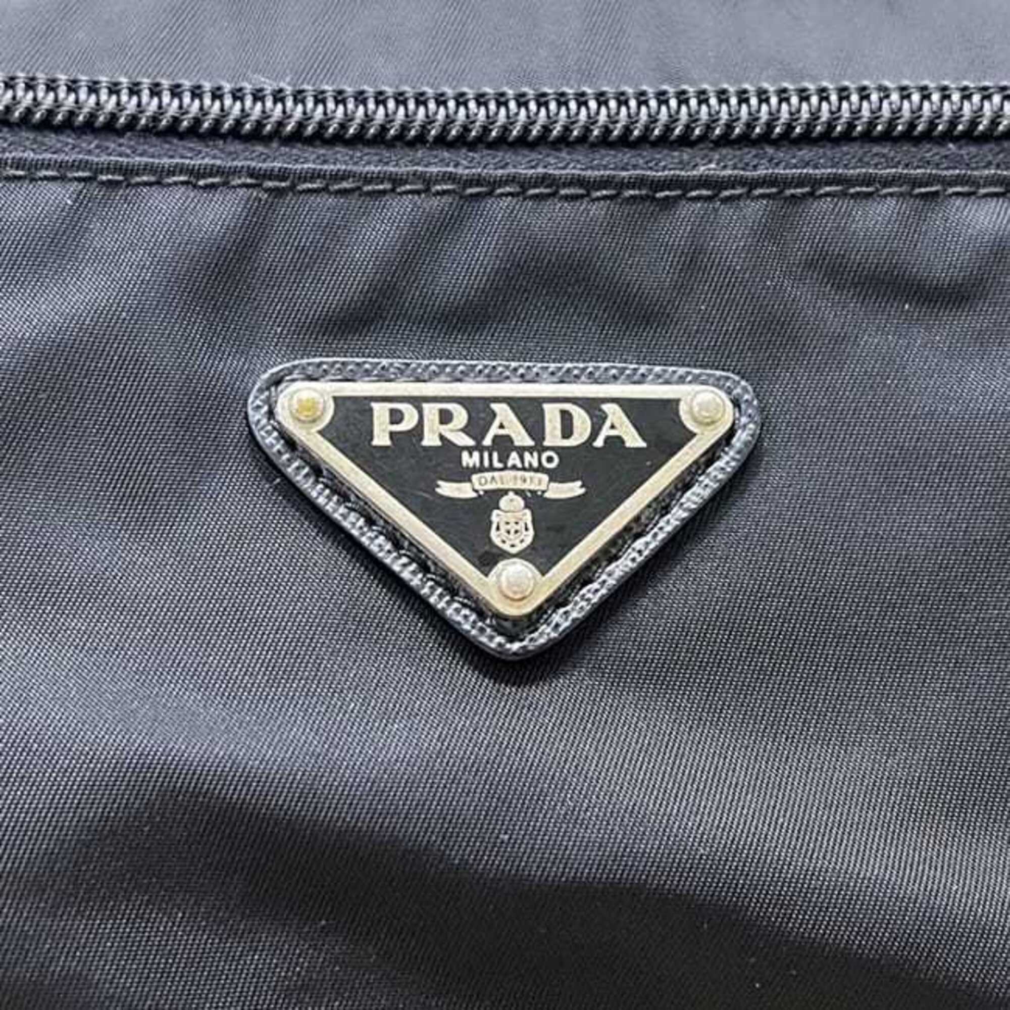 Prada Black Nero Nylon Pouch (Pre-Owned)