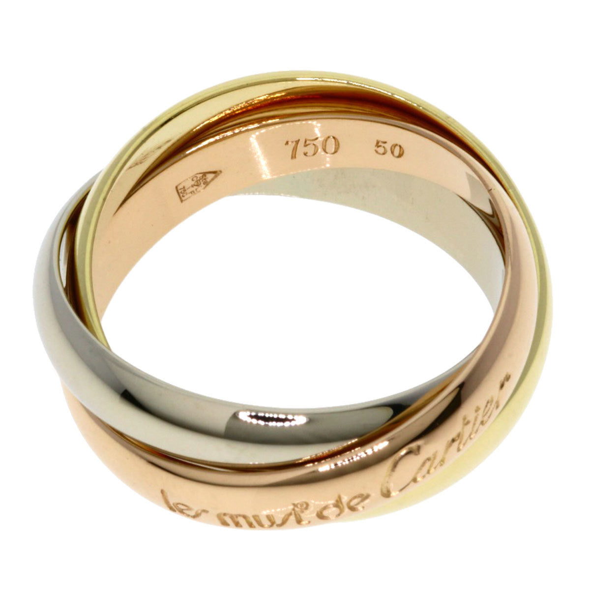 Cartier Yellow Gold (18K) Pink Gold (18K) White Gold (18K) Band Ring (Pre-Owned)